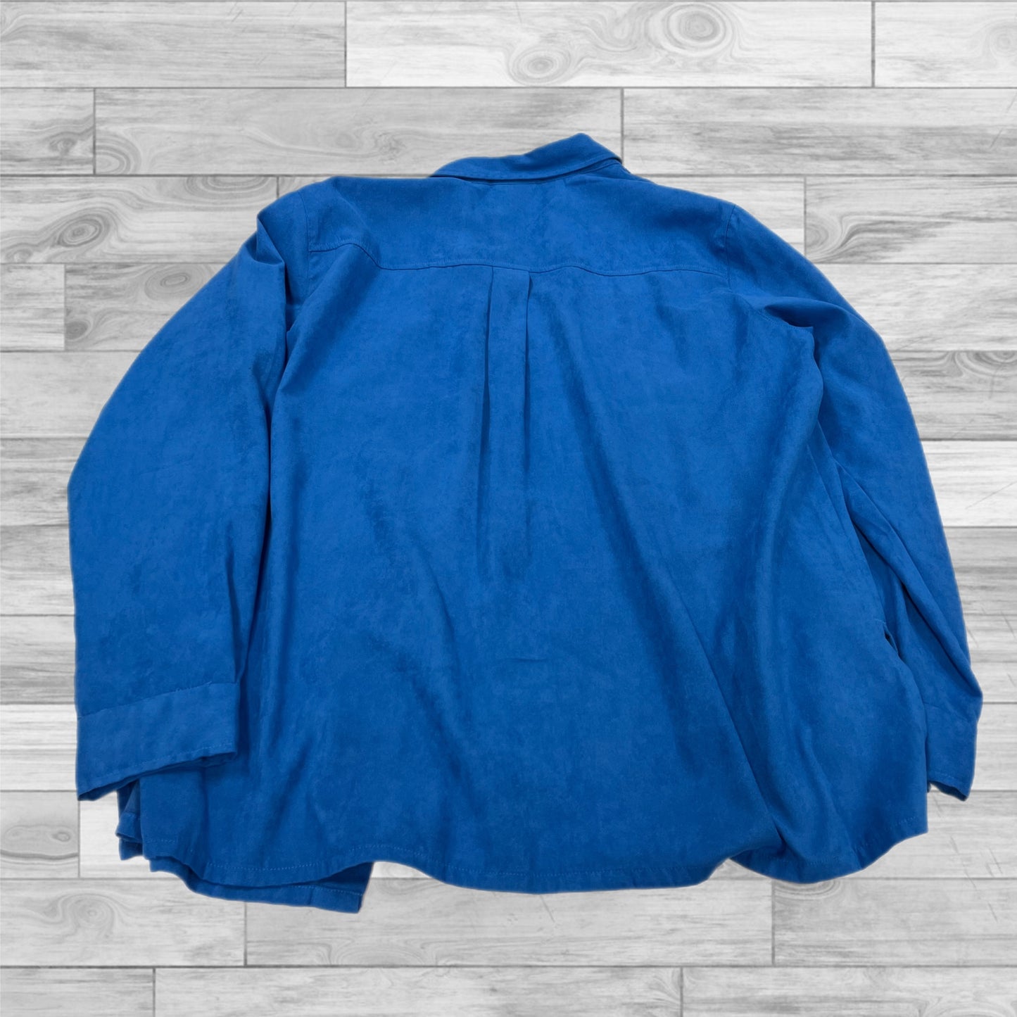 Top Long Sleeve By Chicos In Blue, Size: 2 (Large)