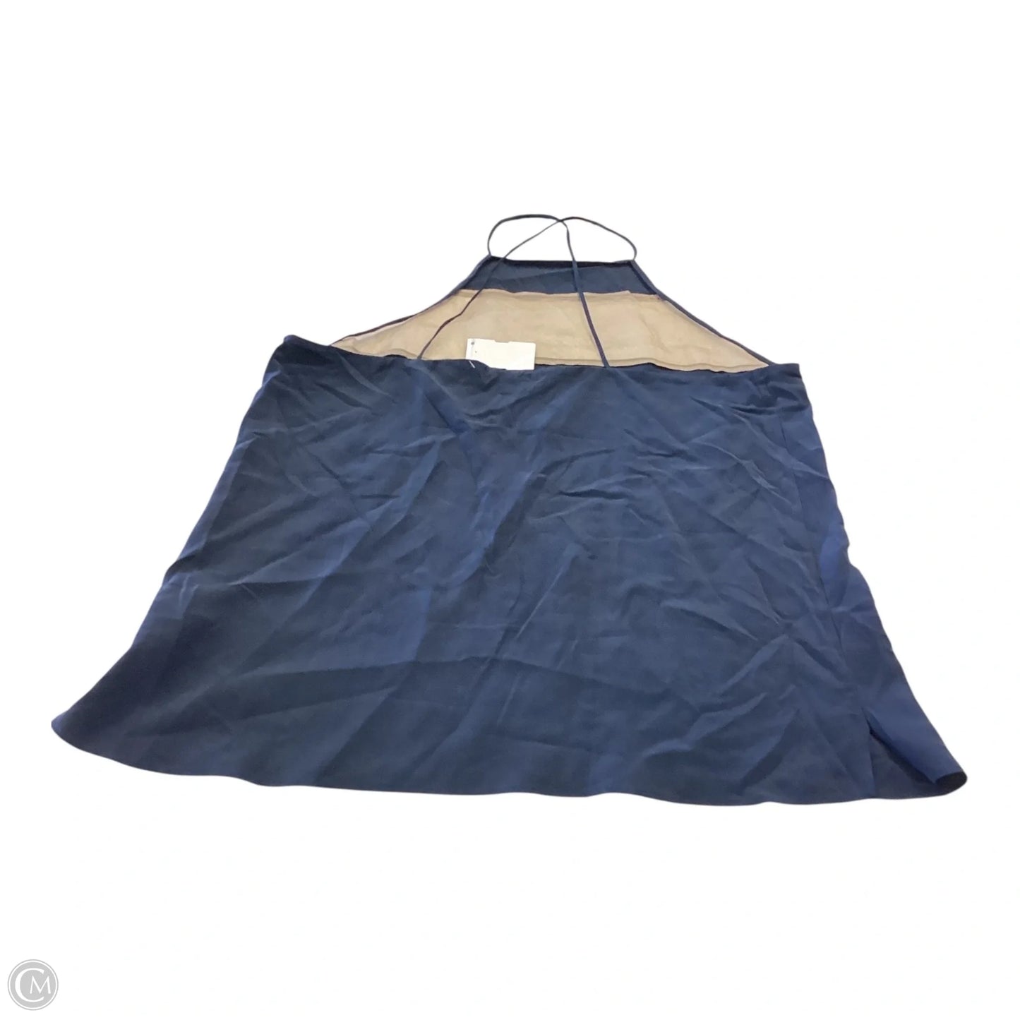 Tank Top By Cma In Blue & Cream, Size: L
