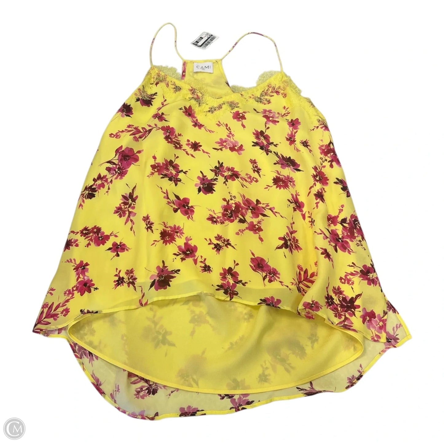 Tank Top By Cma In Yellow, Size: L