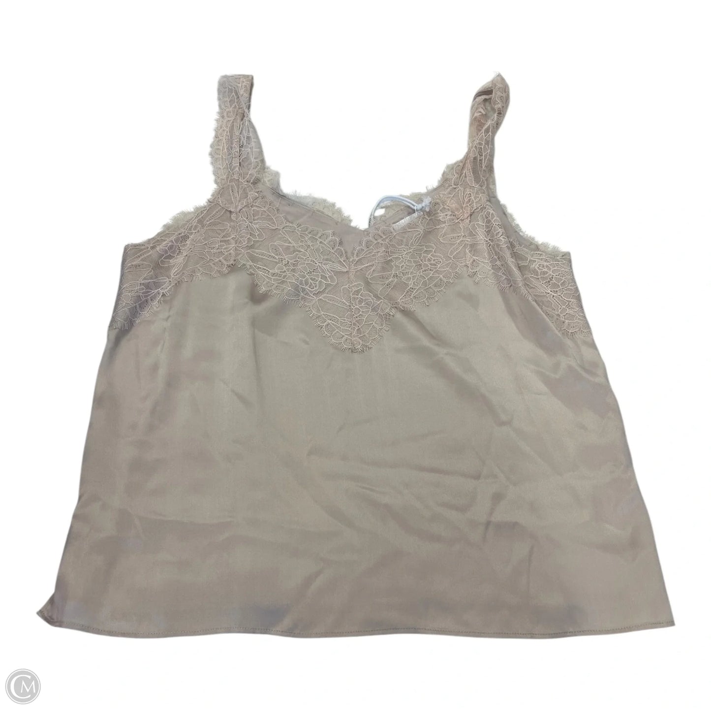 Top Sleeveless By Cma In Cream, Size: Xl