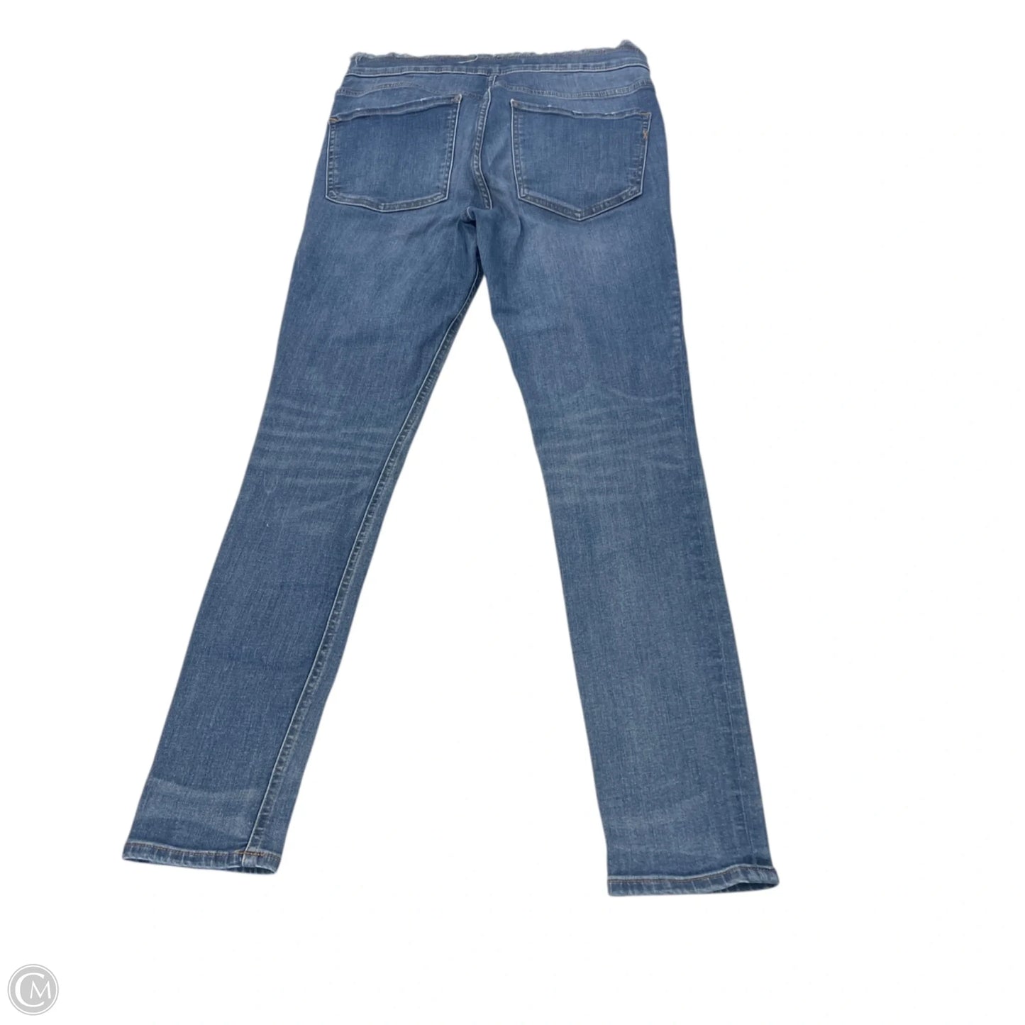 Jeans Skinny By Express In Blue Denim, Size: 12l