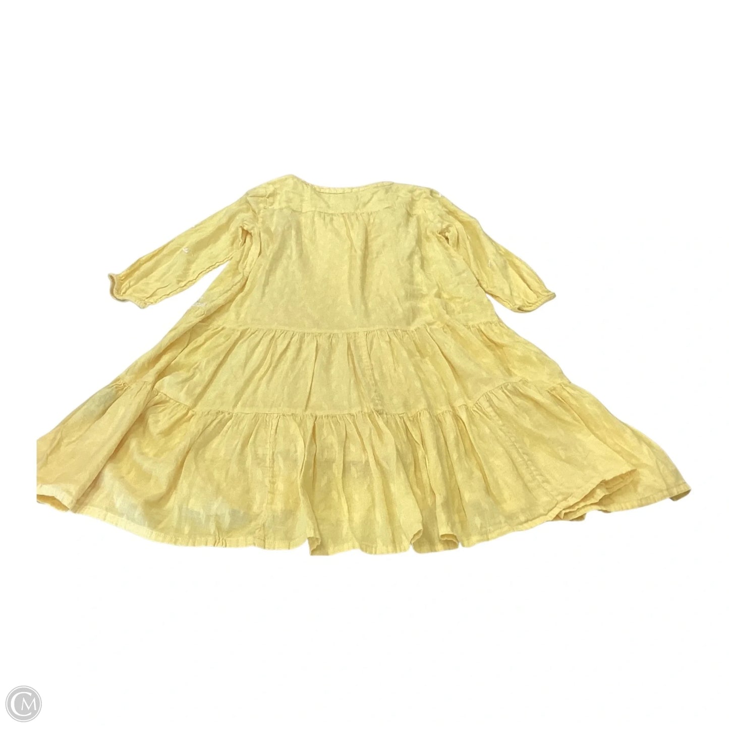 Dress Casual Short By Clothes Mentor In Yellow, Size: Xs
