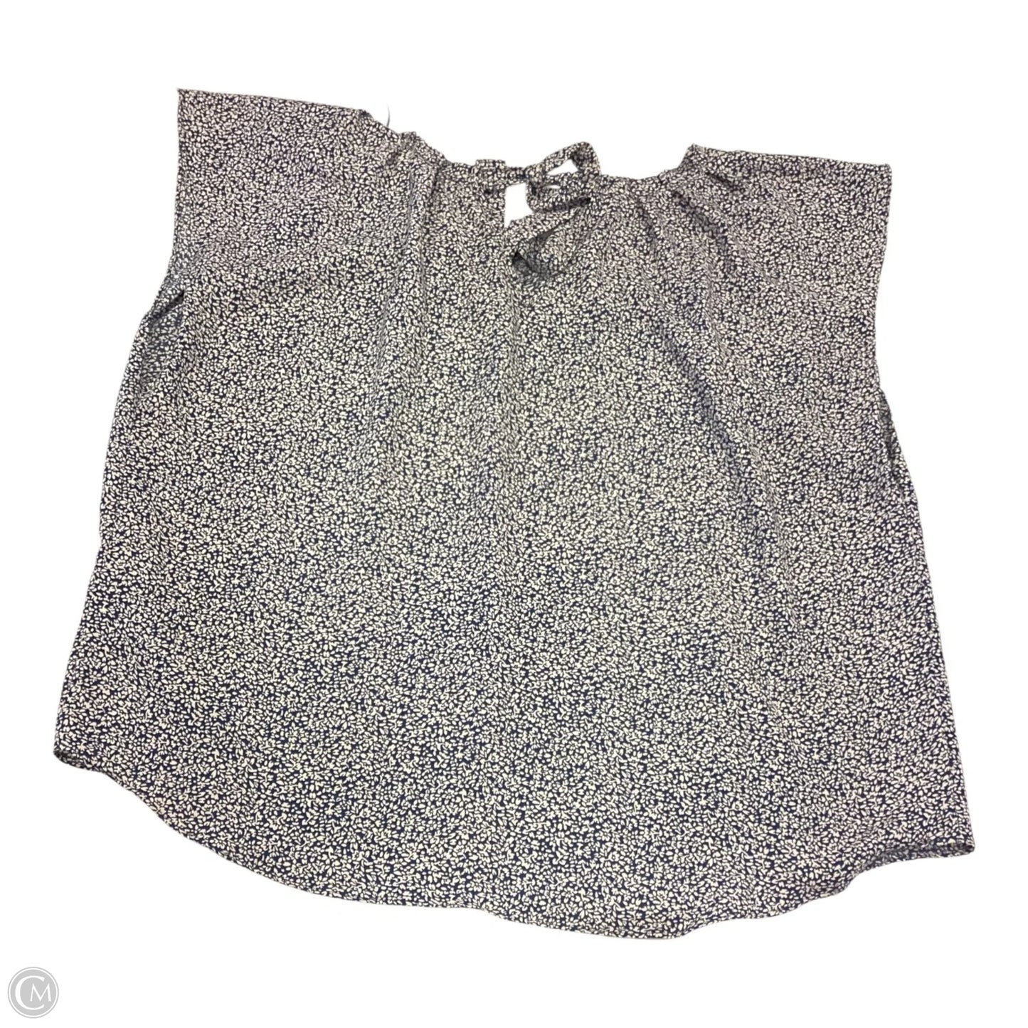 Top Sleeveless By Clothes Mentor In Blue & White, Size: S