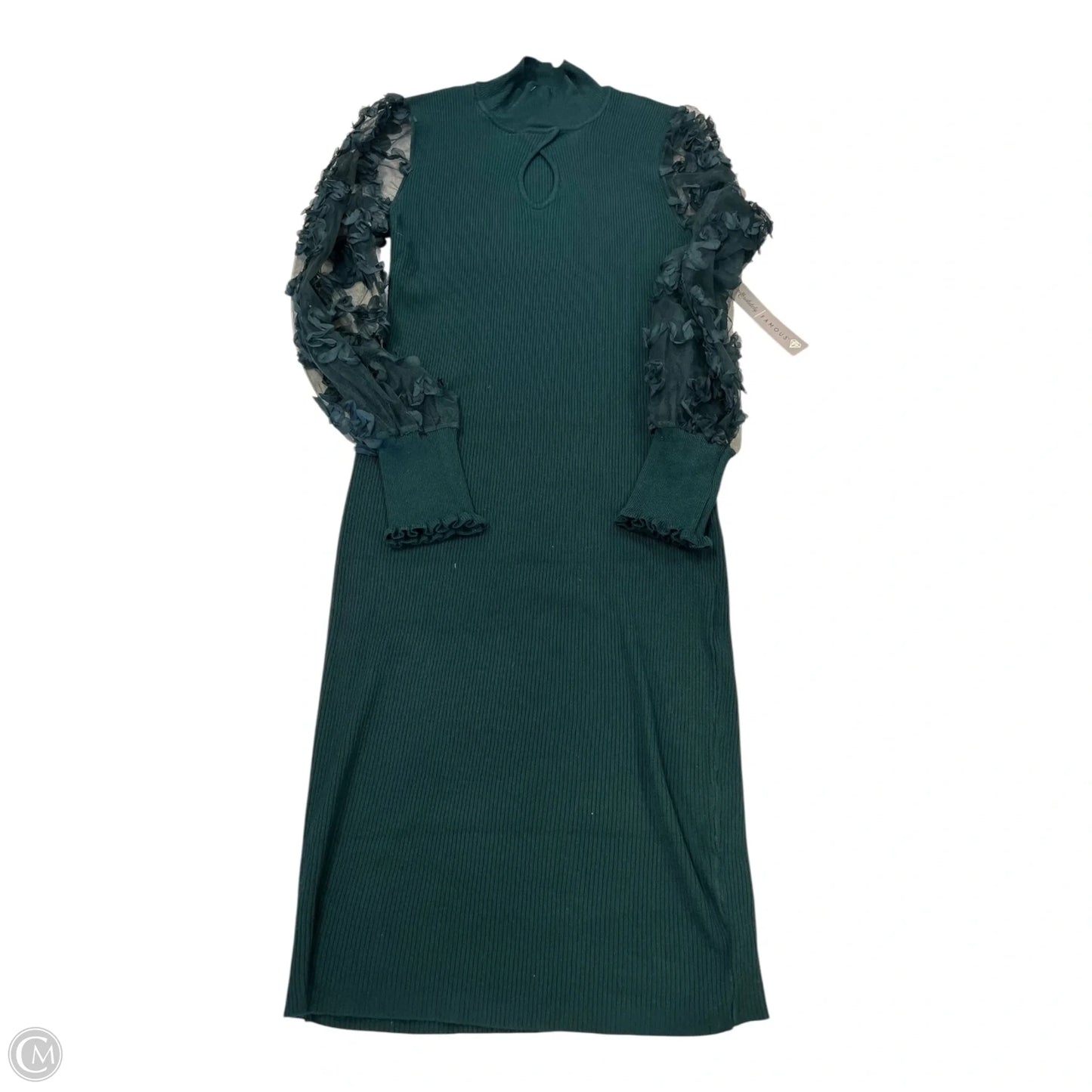 Dress Casual Midi By Absolutely Famous In Green, Size: Xl