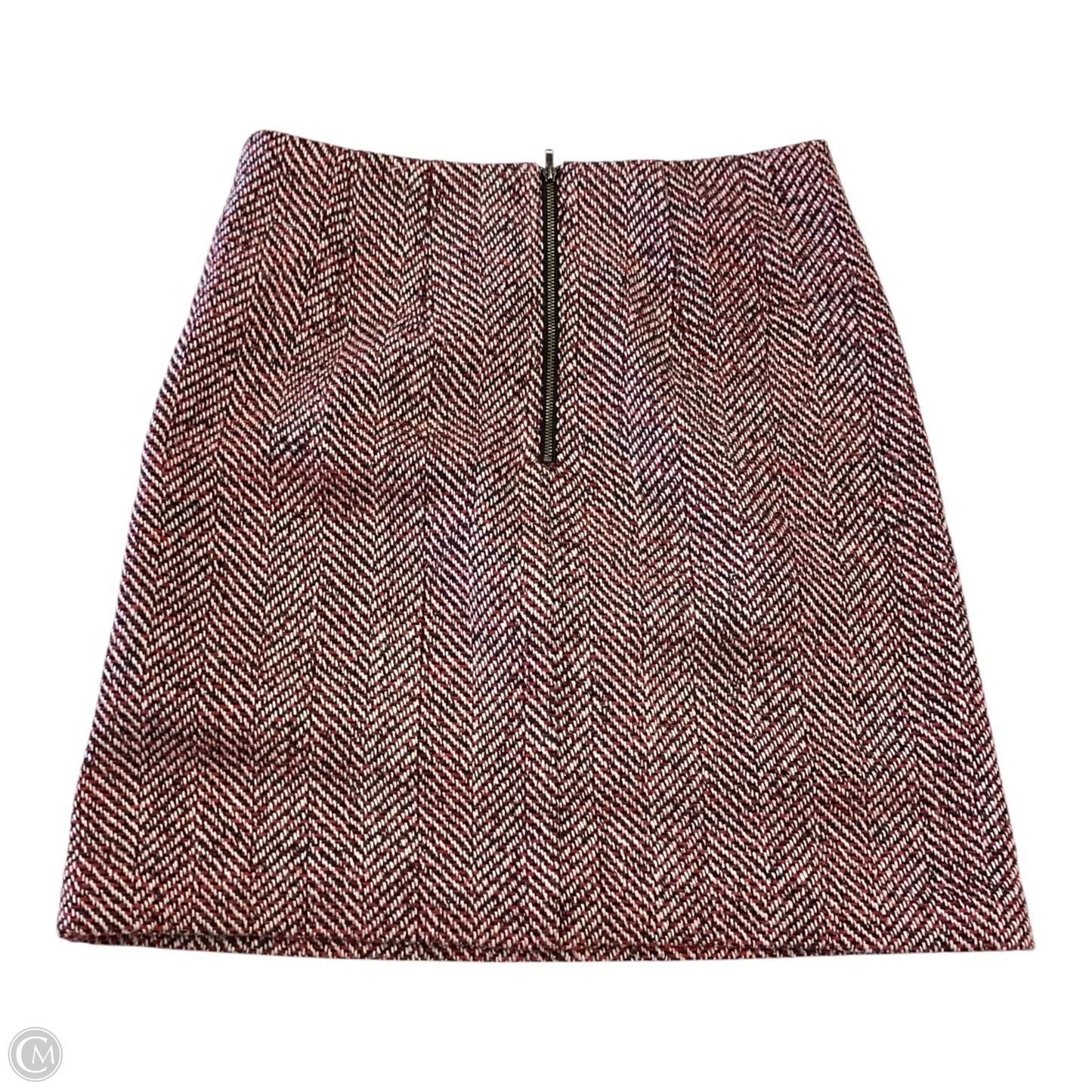 Skirt Mini & Short By Loft In Red & White, Size: 0