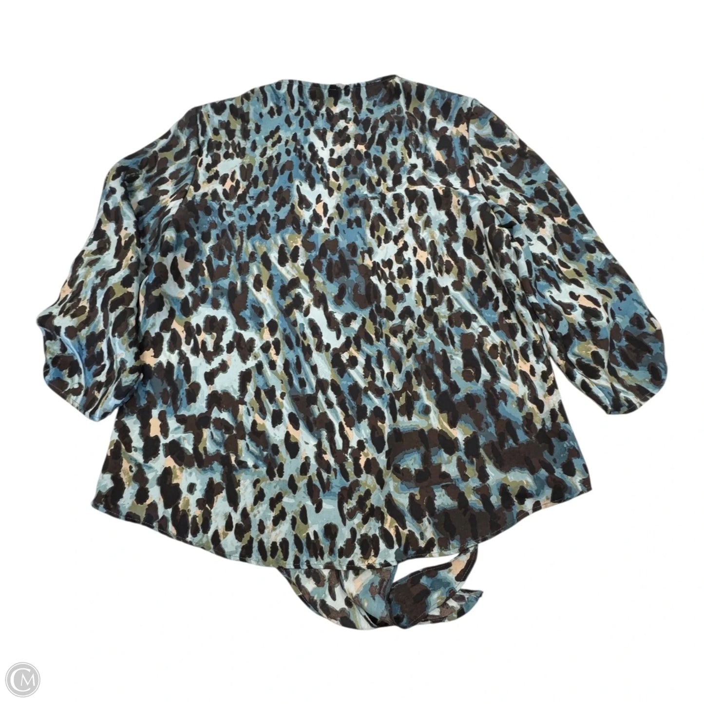 Top 3/4 Sleeve By Chicos In Animal Print, Size: S