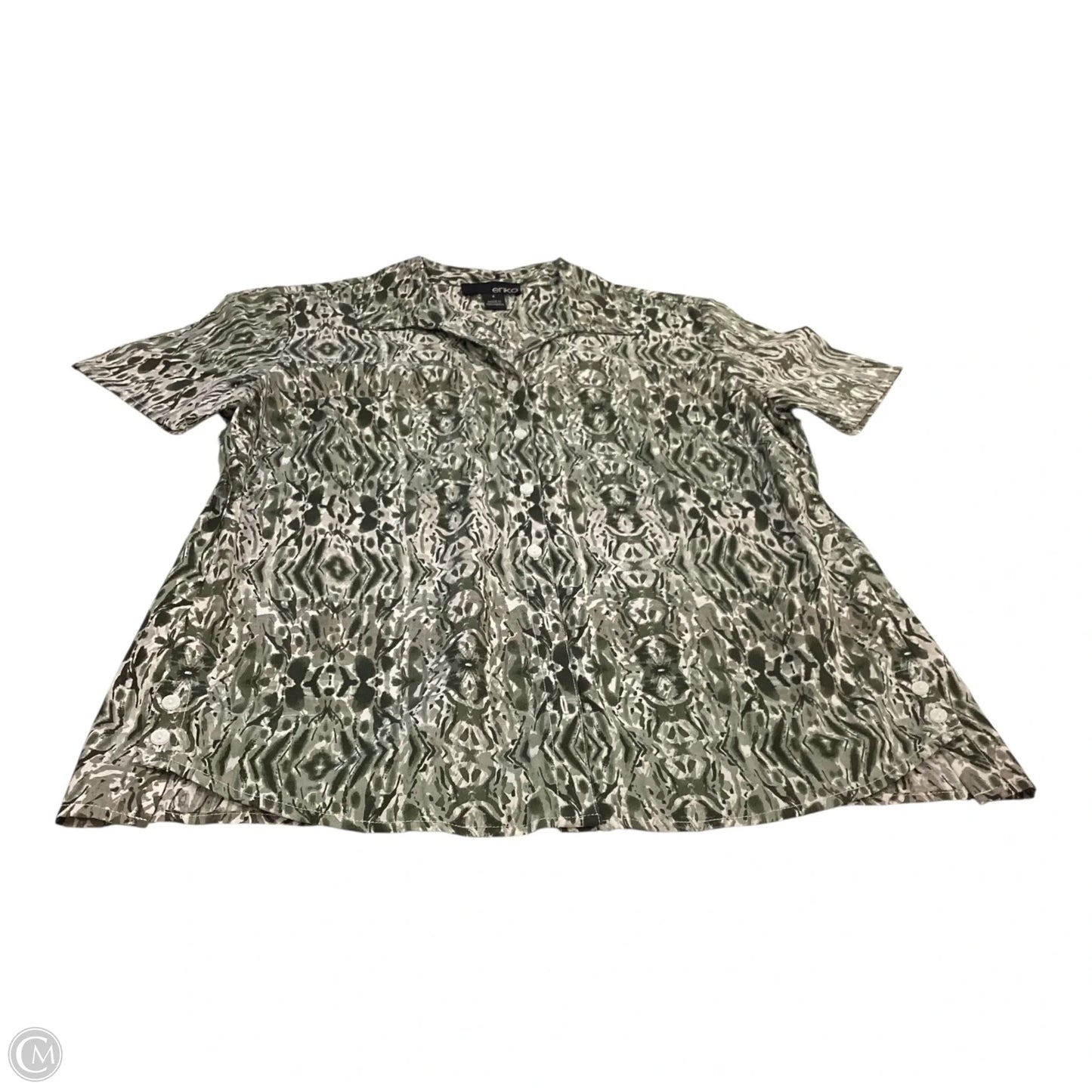 Top Short Sleeve By Clothes Mentor In Green, Size: S