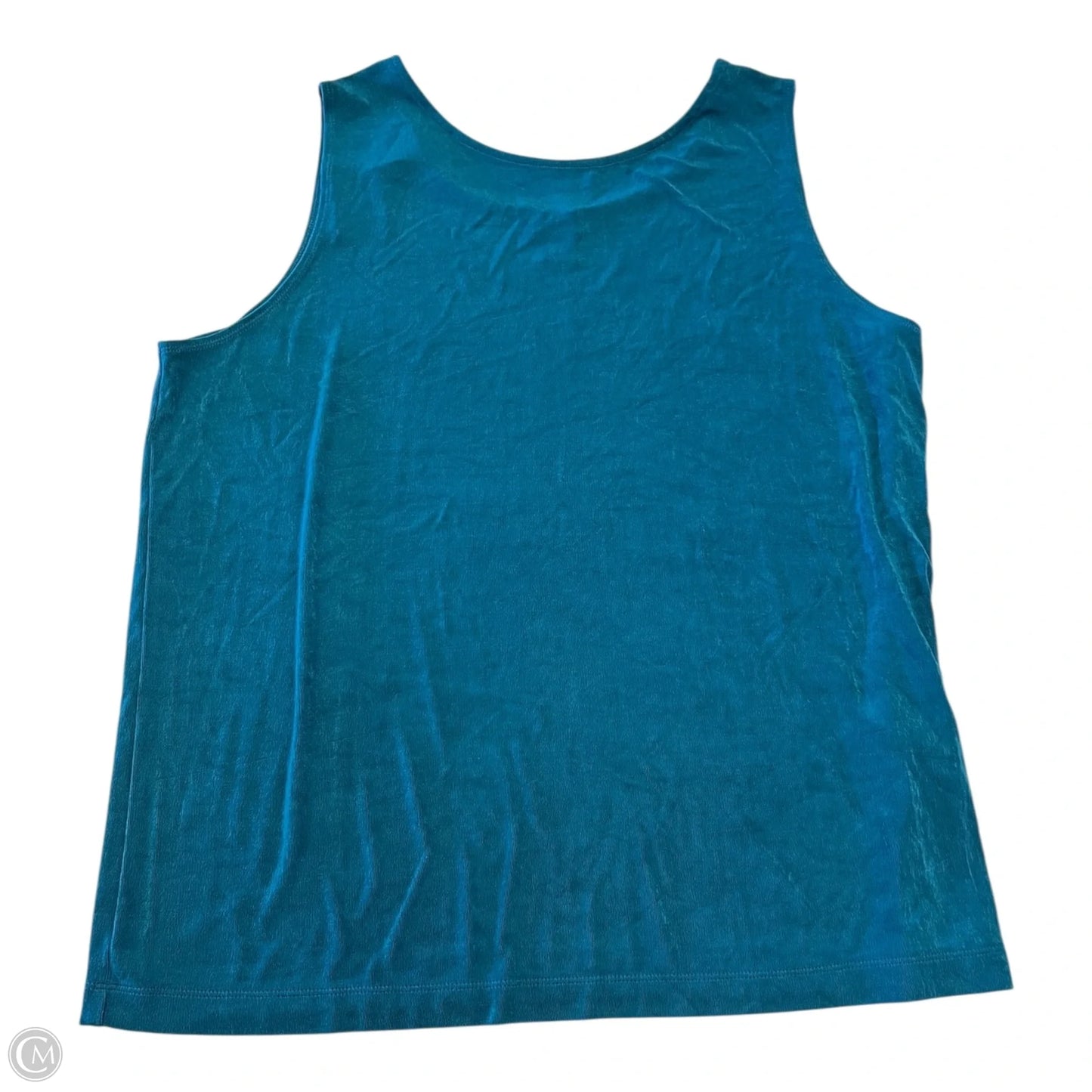 Top Sleeveless By Chicos In Blue, Size: 2x