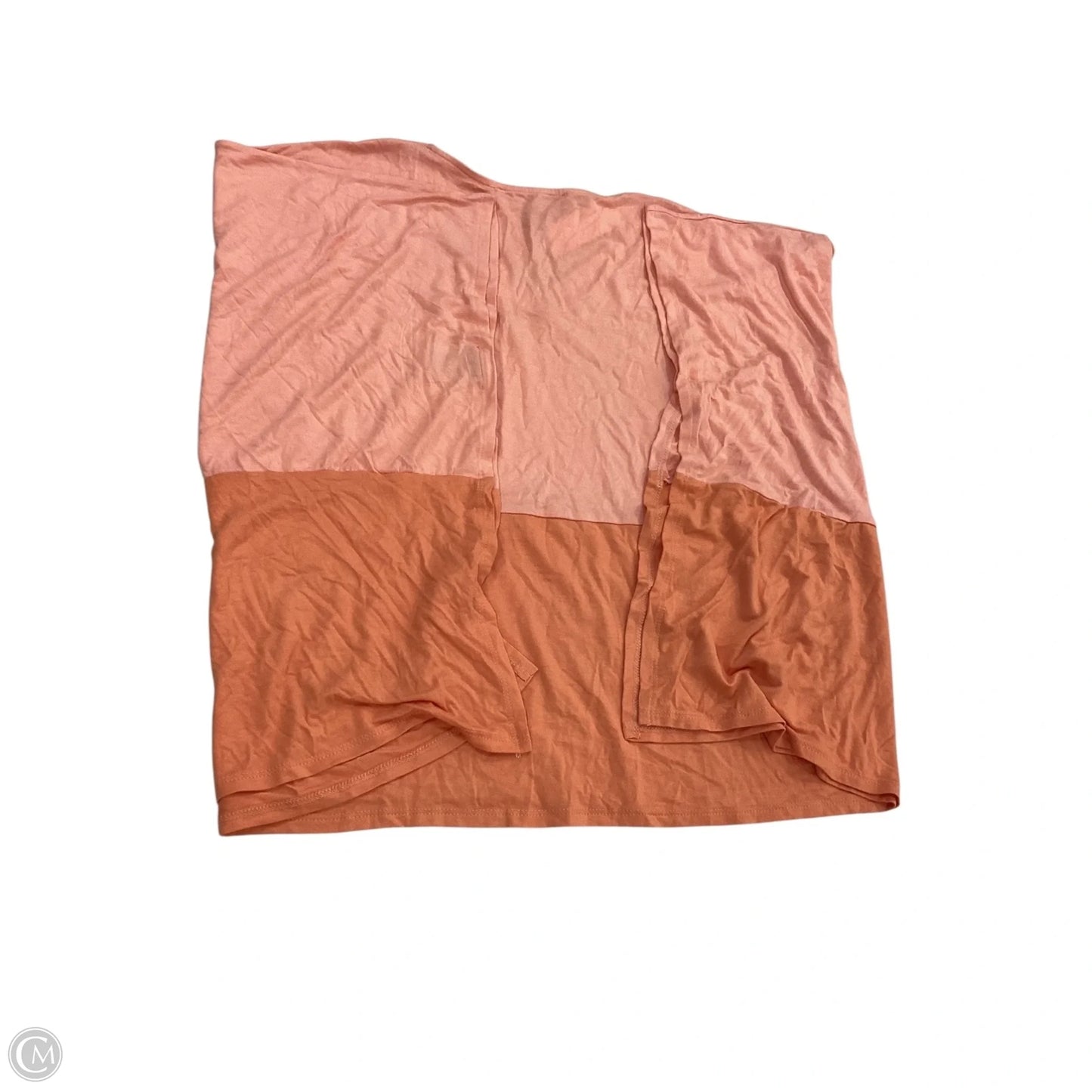 Top Short Sleeve By Three Bird Nest In Orange & Pink, Size: S