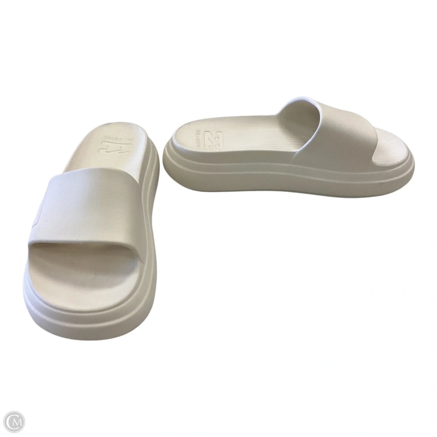 Sandals Heels Platform By Billabong In White, Size: 9