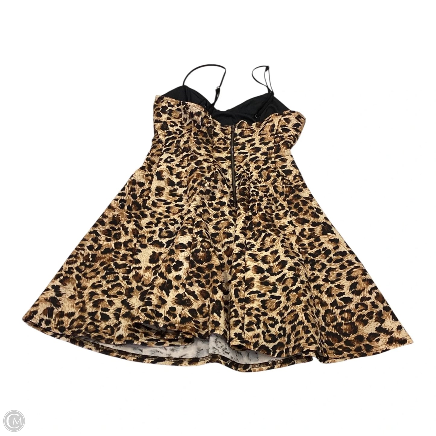 Dress Casual Short By Bleu In Animal Print, Size: L