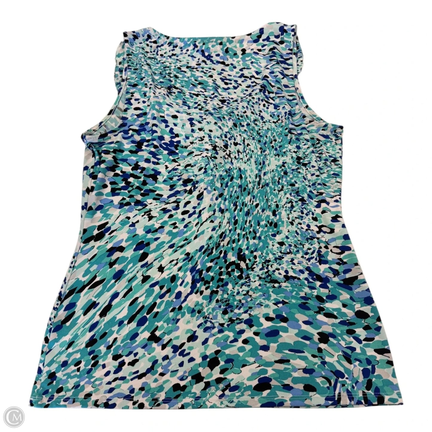 Top Sleeveless By White House Black Market In Blue & White, Size: M