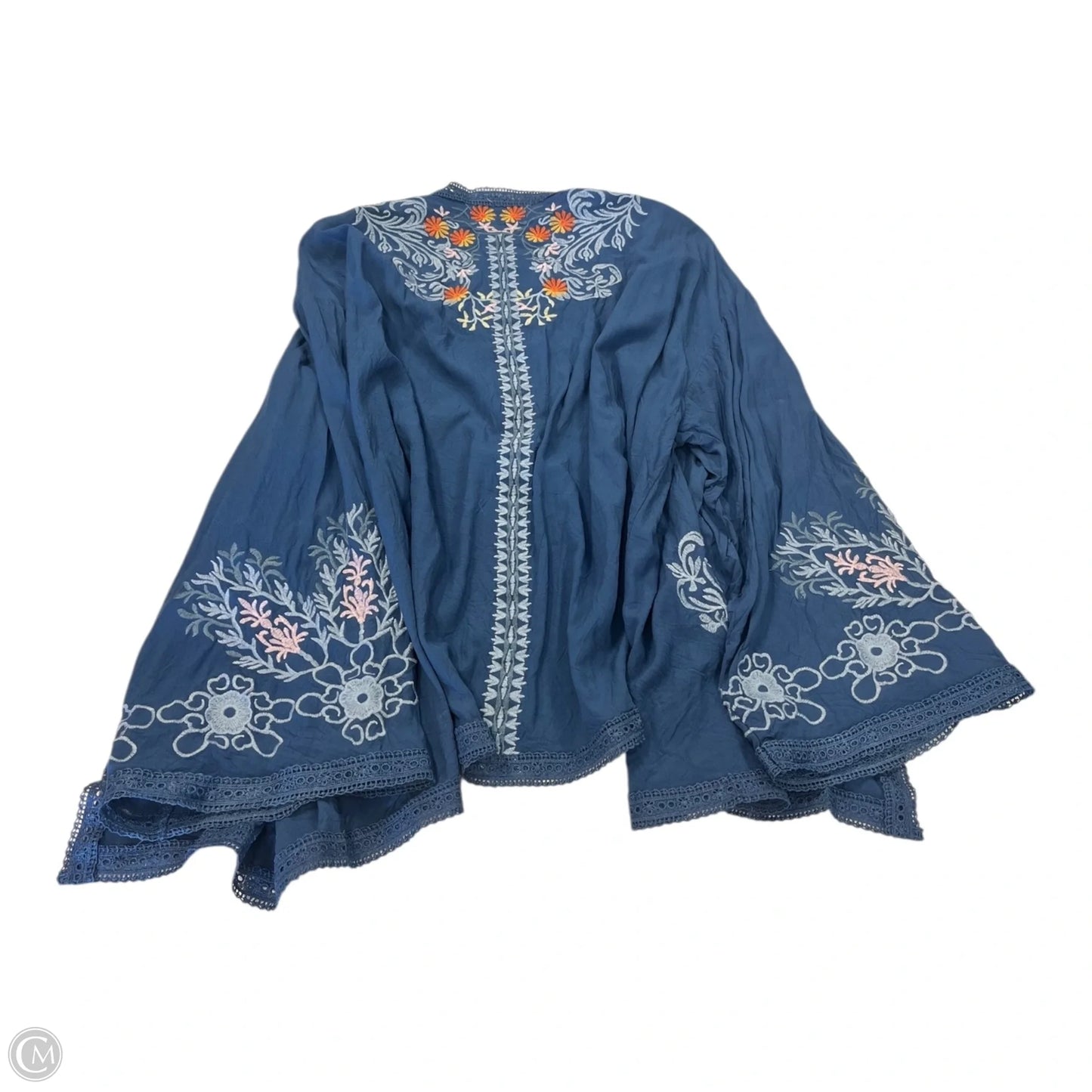 Swimwear Cover-up By Clothes Mentor In Floral Print, Size: 3x