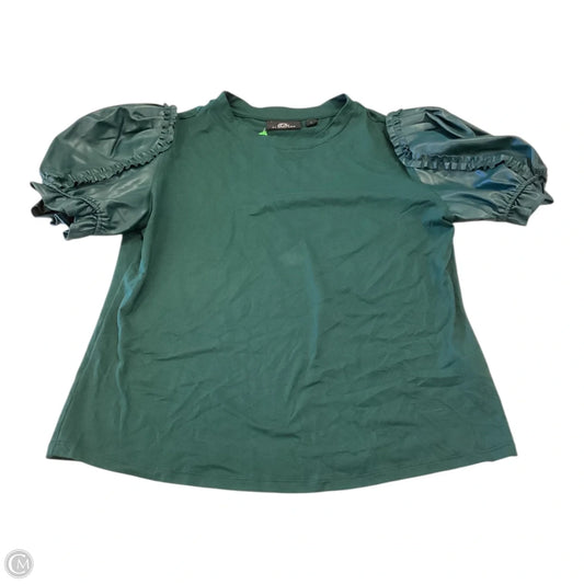 Top Short Sleeve By Clothes Mentor In Green, Size: L