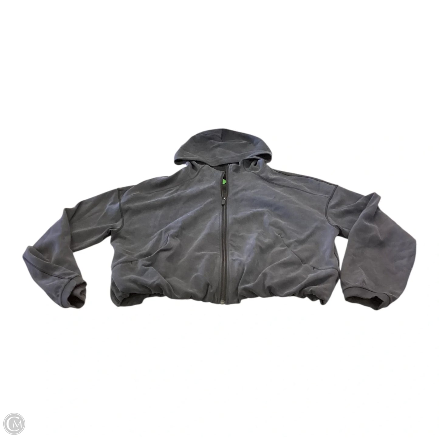 Athletic Jacket By Lululemon In Black, Size: 14