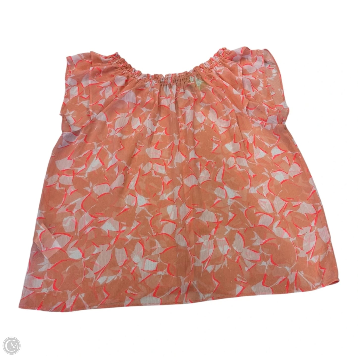 Top Sleeveless By Dkny In Pink, Size: L