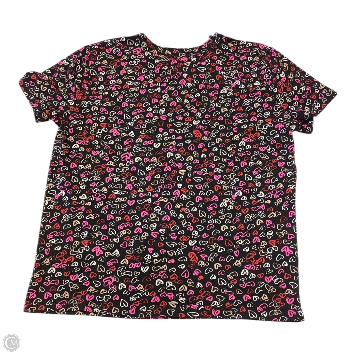 Top Short Sleeve Basic By Loft In Blue & Red, Size: S