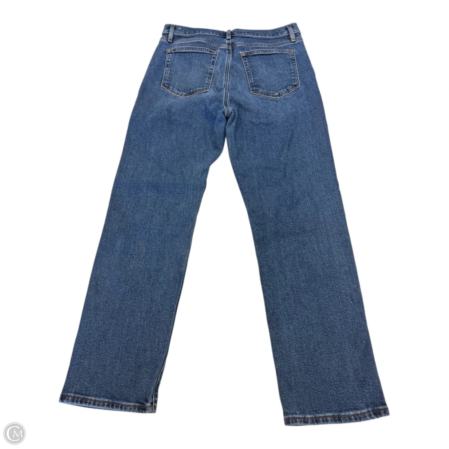Jeans Straight By Loft In Blue Denim, Size: 8