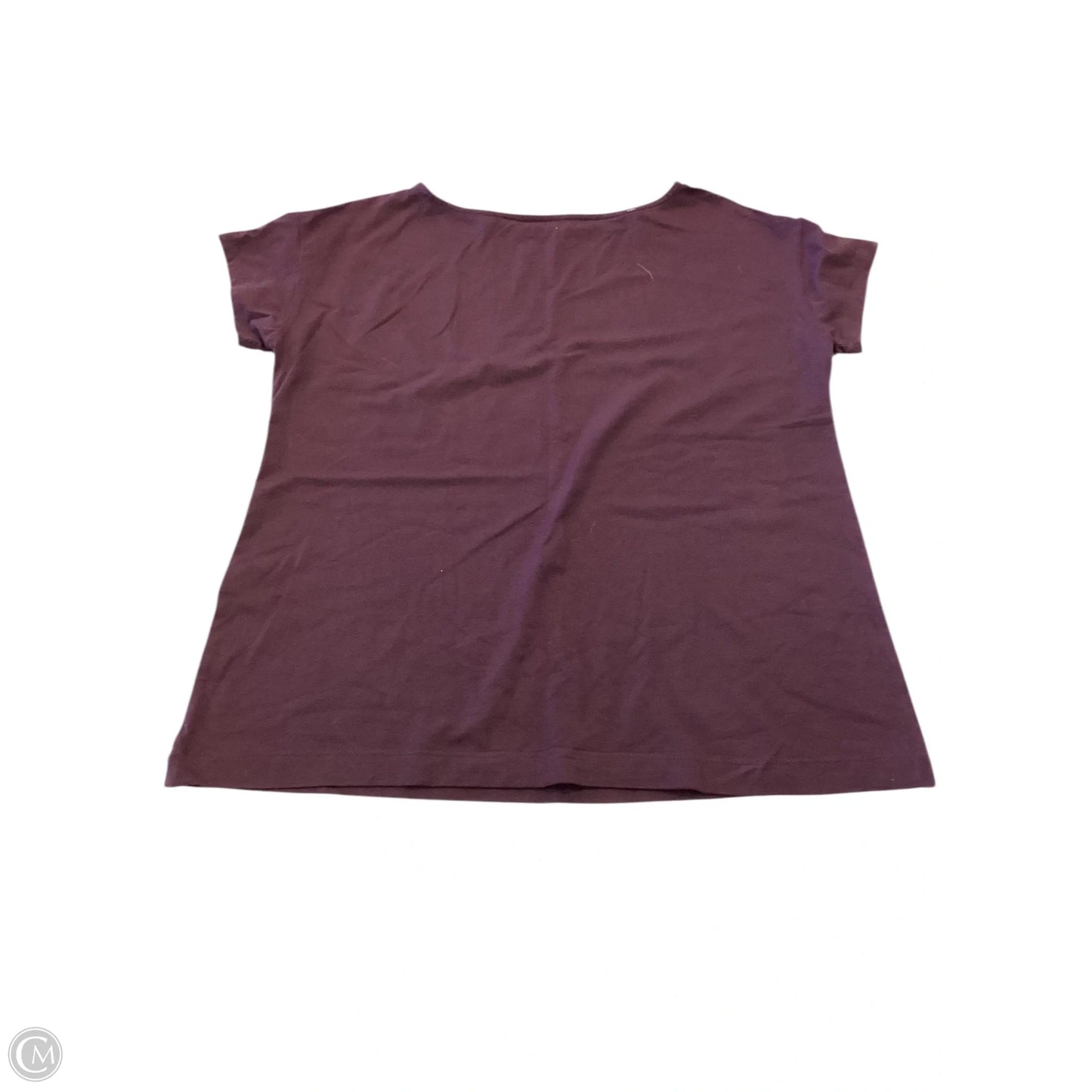 Top Short Sleeve Basic By J. Jill In Purple, Size: Xs