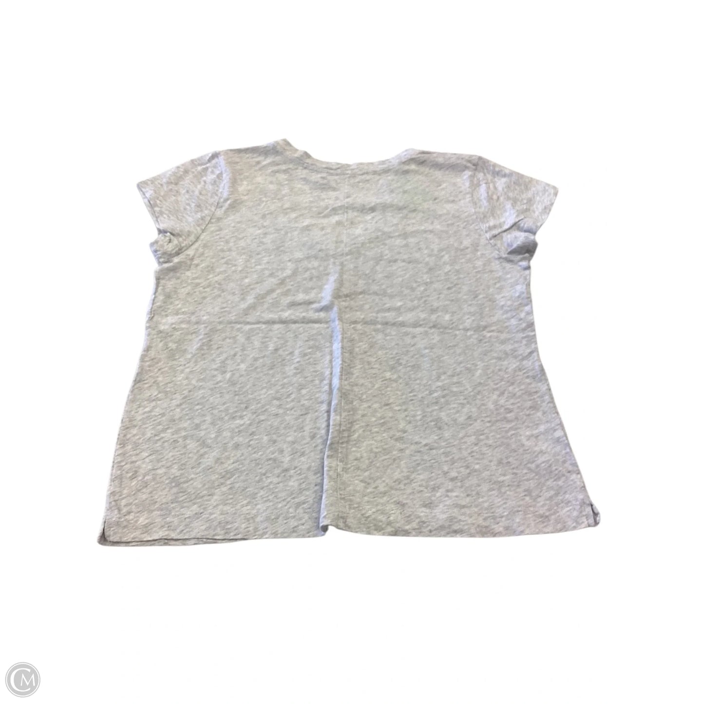 Top Short Sleeve Basic By Loft In Grey, Size: S