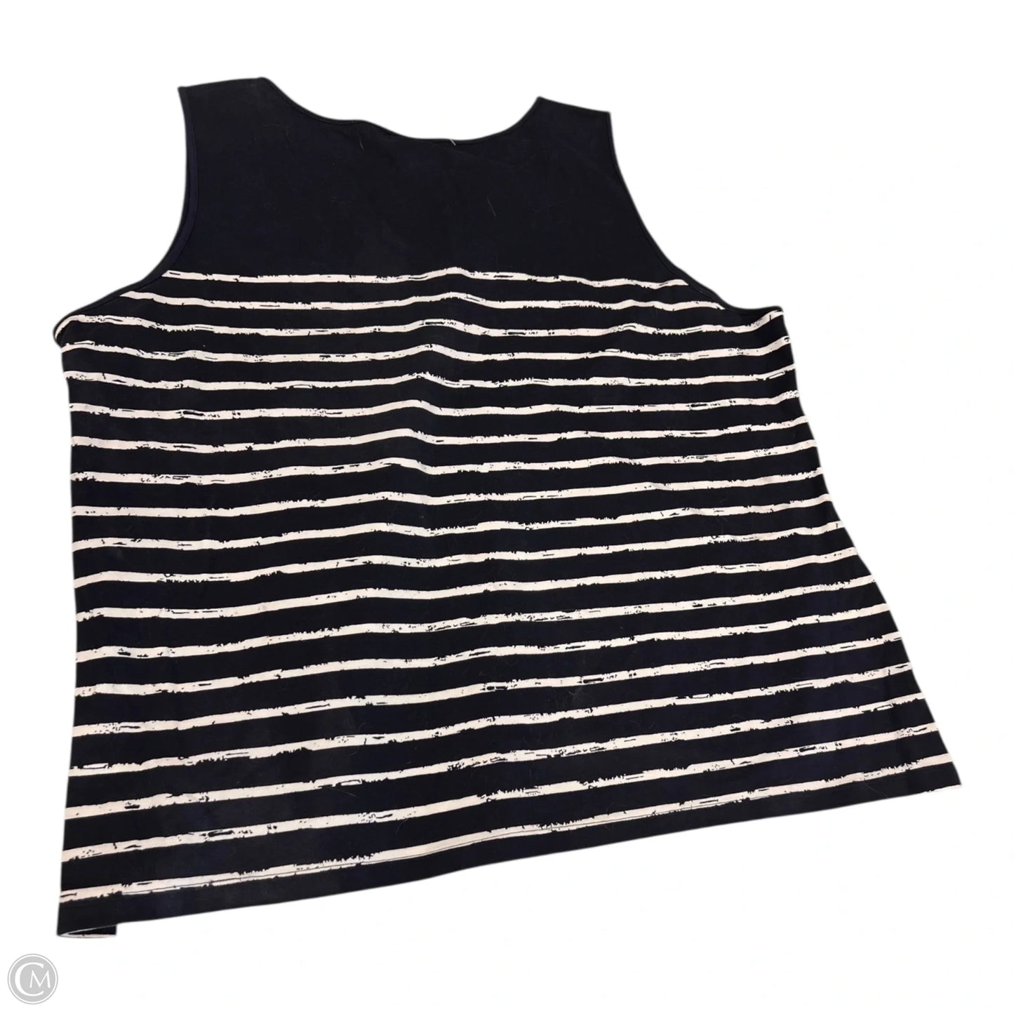 Top Sleeveless By Ruby Rd In Striped Pattern, Size: 2x