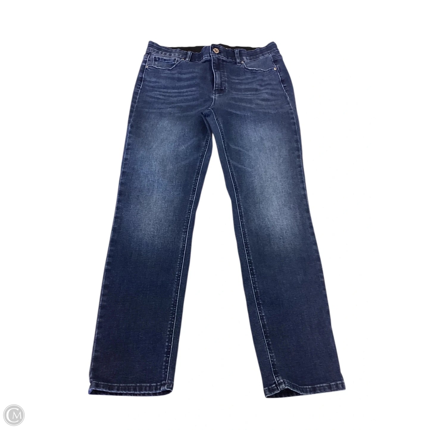 Jeans Skinny By White House Black Market In Blue Denim, Size: 8