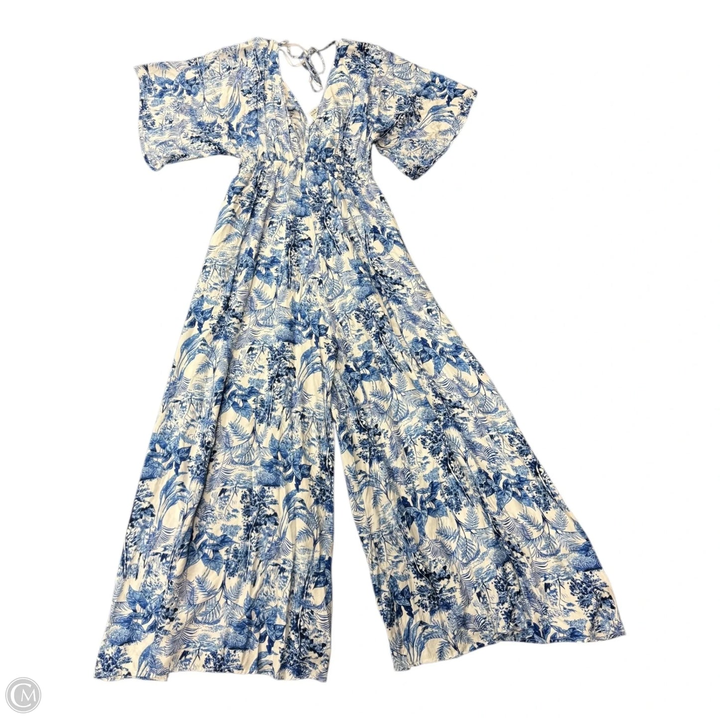 Dress Casual Maxi By Baltic Born In Blue & White, Size: S