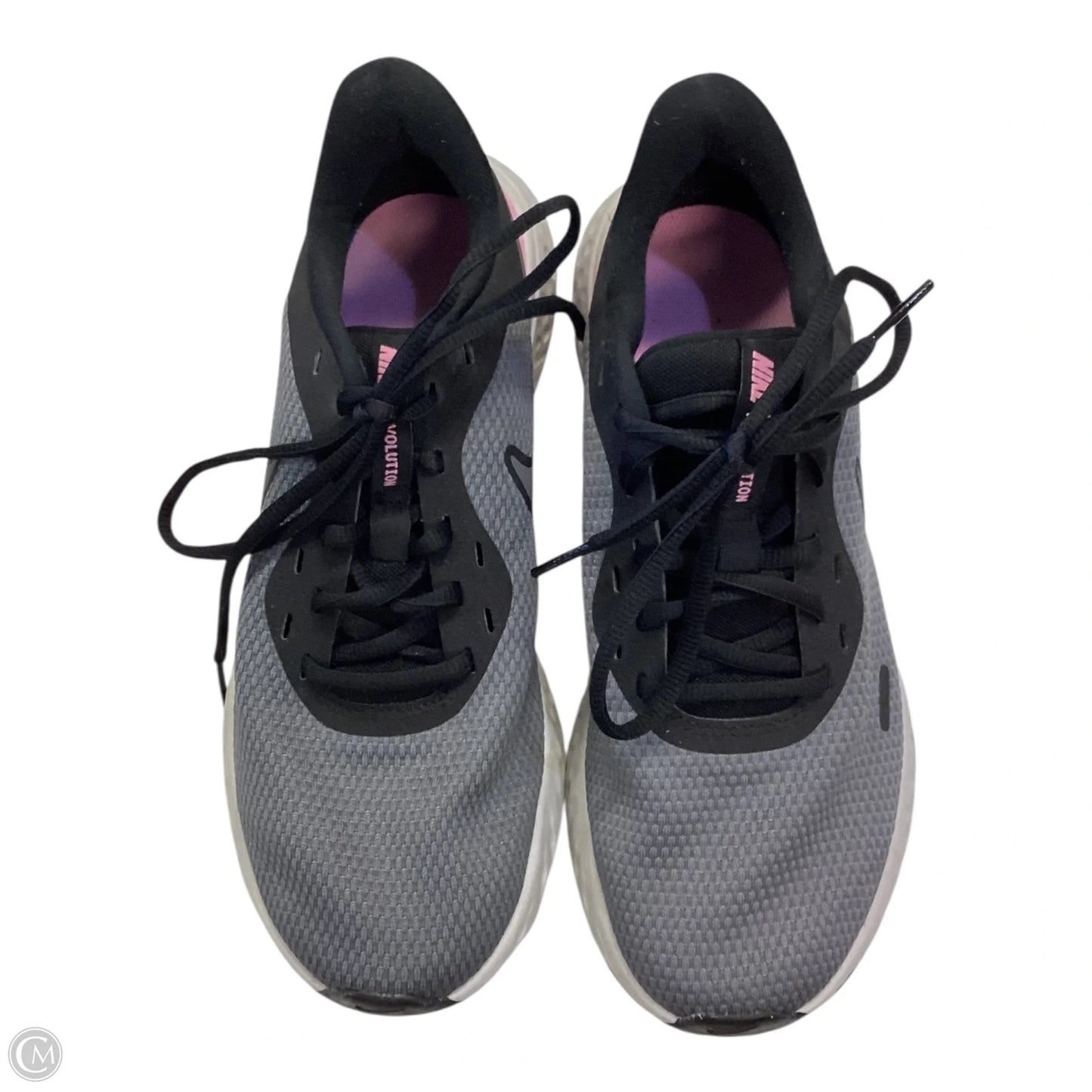 Shoes Athletic By Nike Apparel In Grey & Pink, Size: 8.5