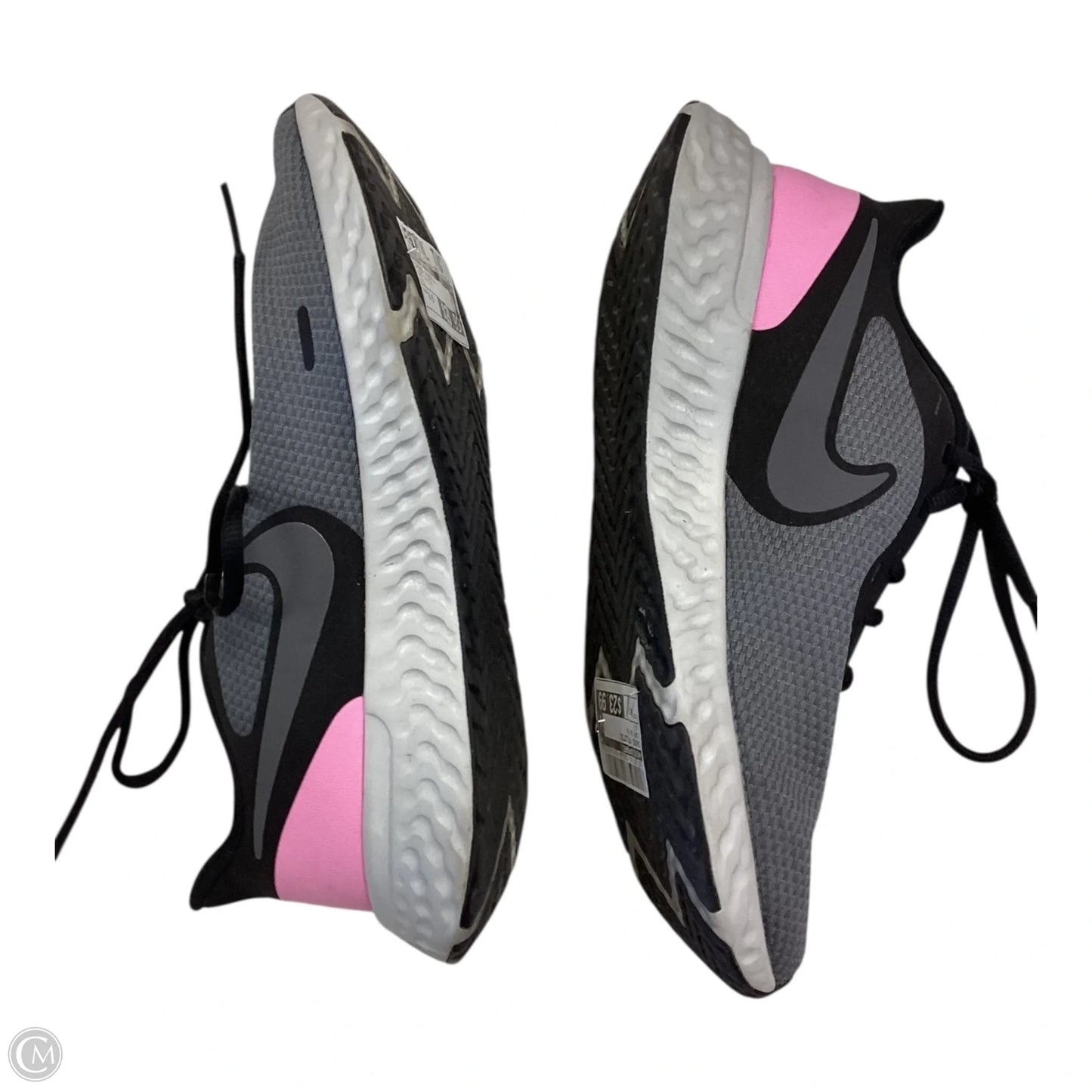 Shoes Athletic By Nike Apparel In Grey & Pink, Size: 8.5