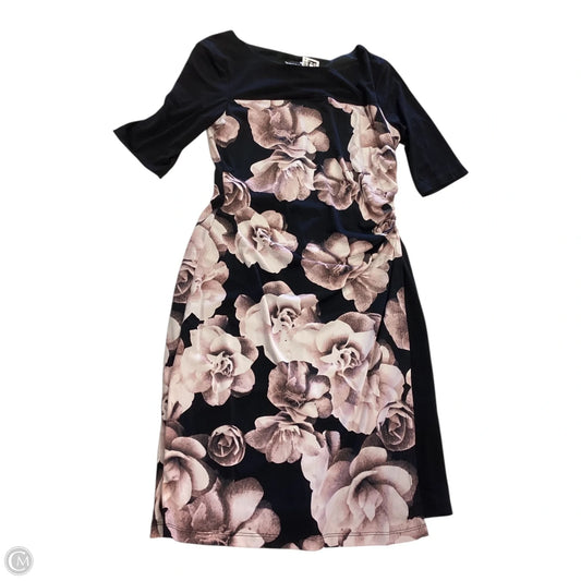 Dress Casual Short By Connected Apparel In Black & Pink, Size: 6p