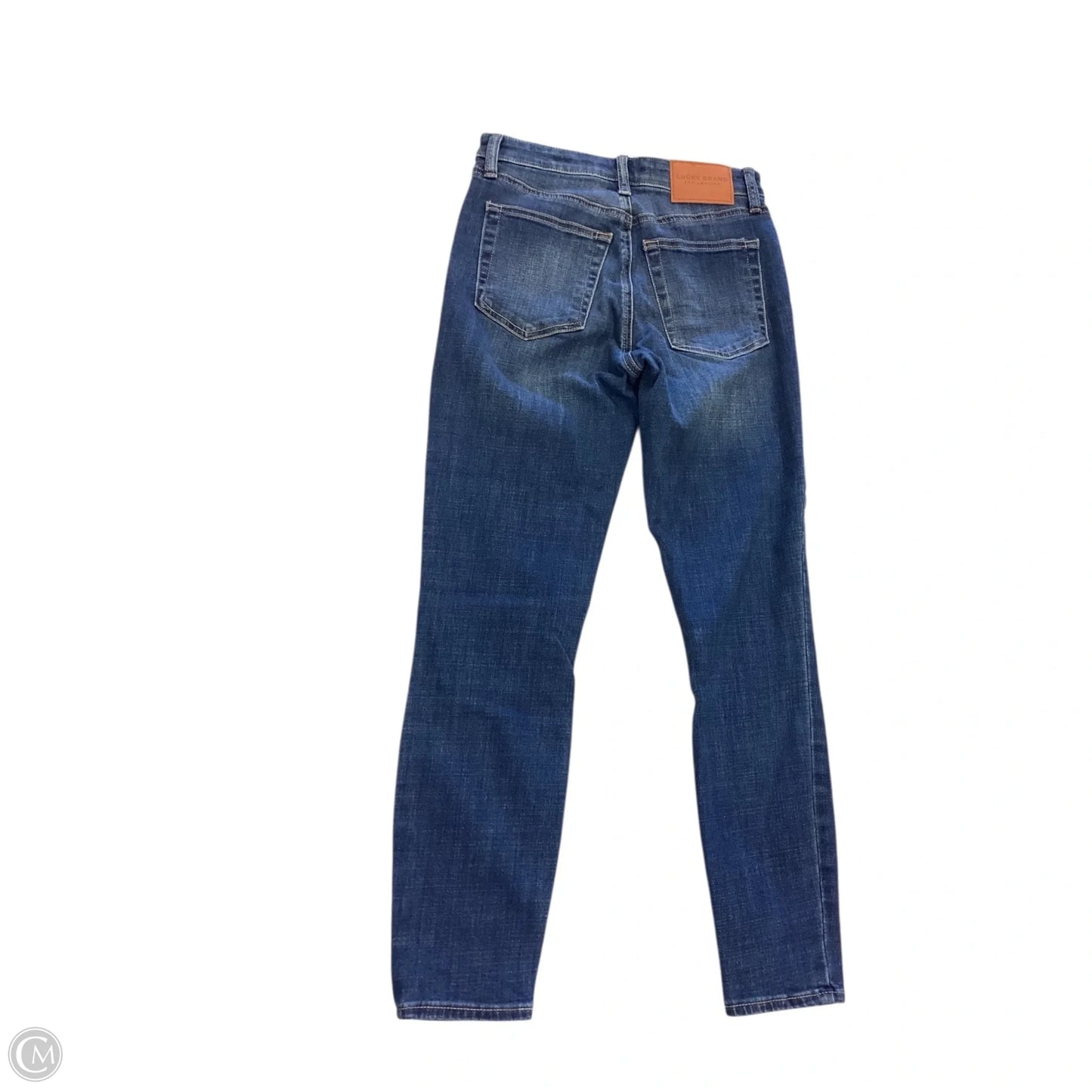Jeans Skinny By Lucky Brand In Blue Denim, Size: 4