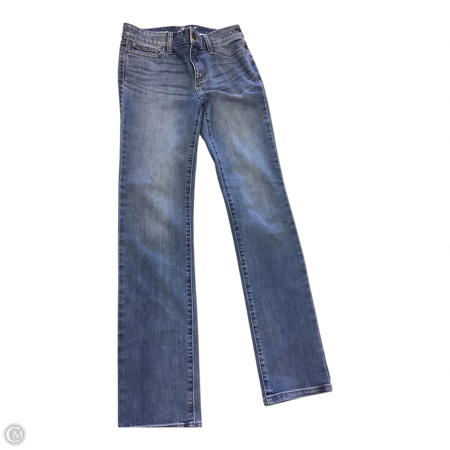 Jeans Straight By St Johns Bay In Blue Denim, Size: 2