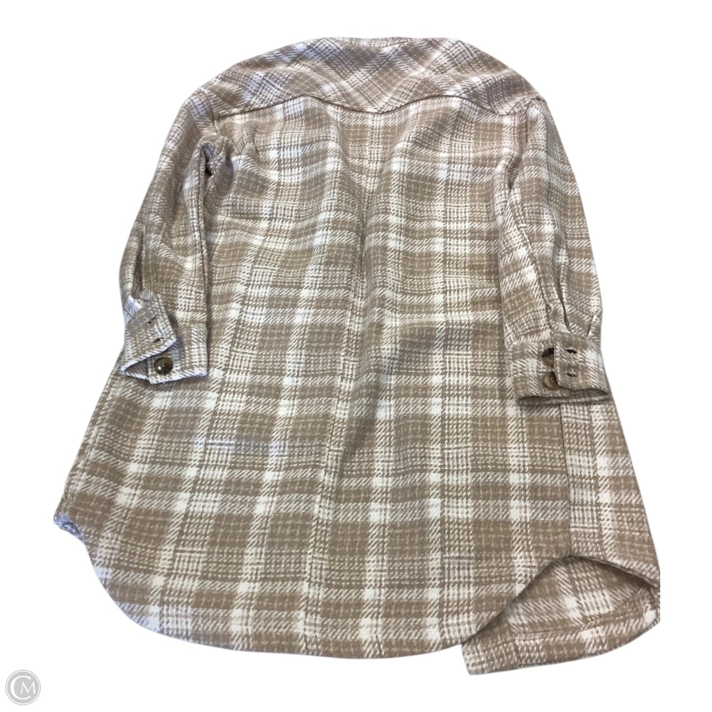 Jacket Other By Stoosh In Tan & White, Size: M