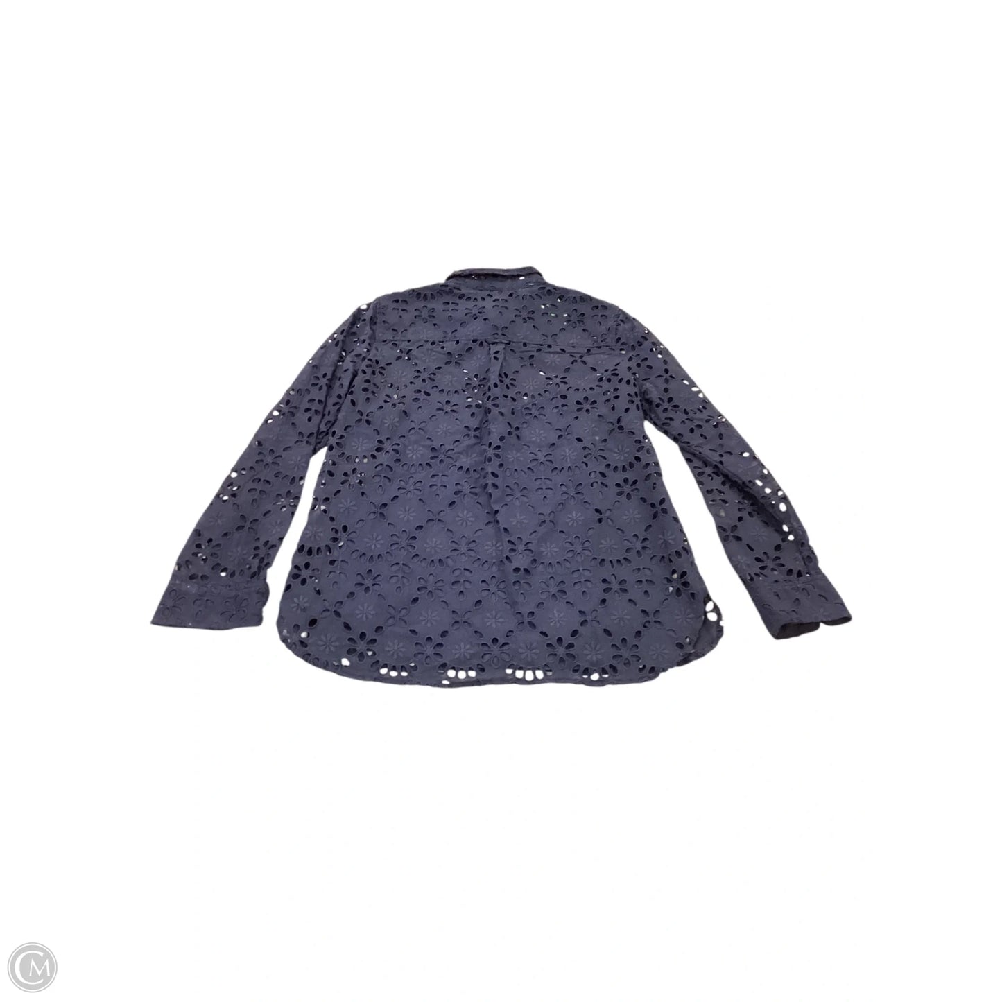 Top Long Sleeve By J. Crew In Navy, Size: 8