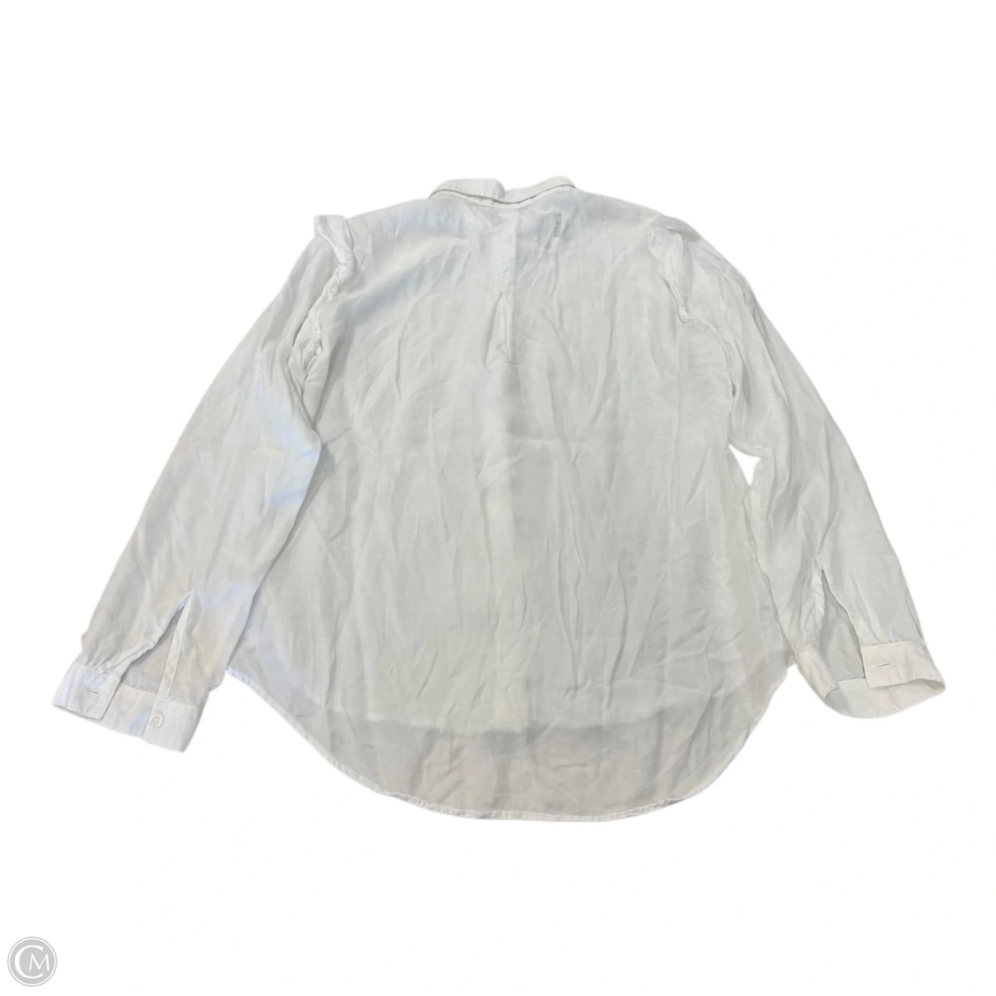 Top Long Sleeve By Cloth & Stone In White, Size: M