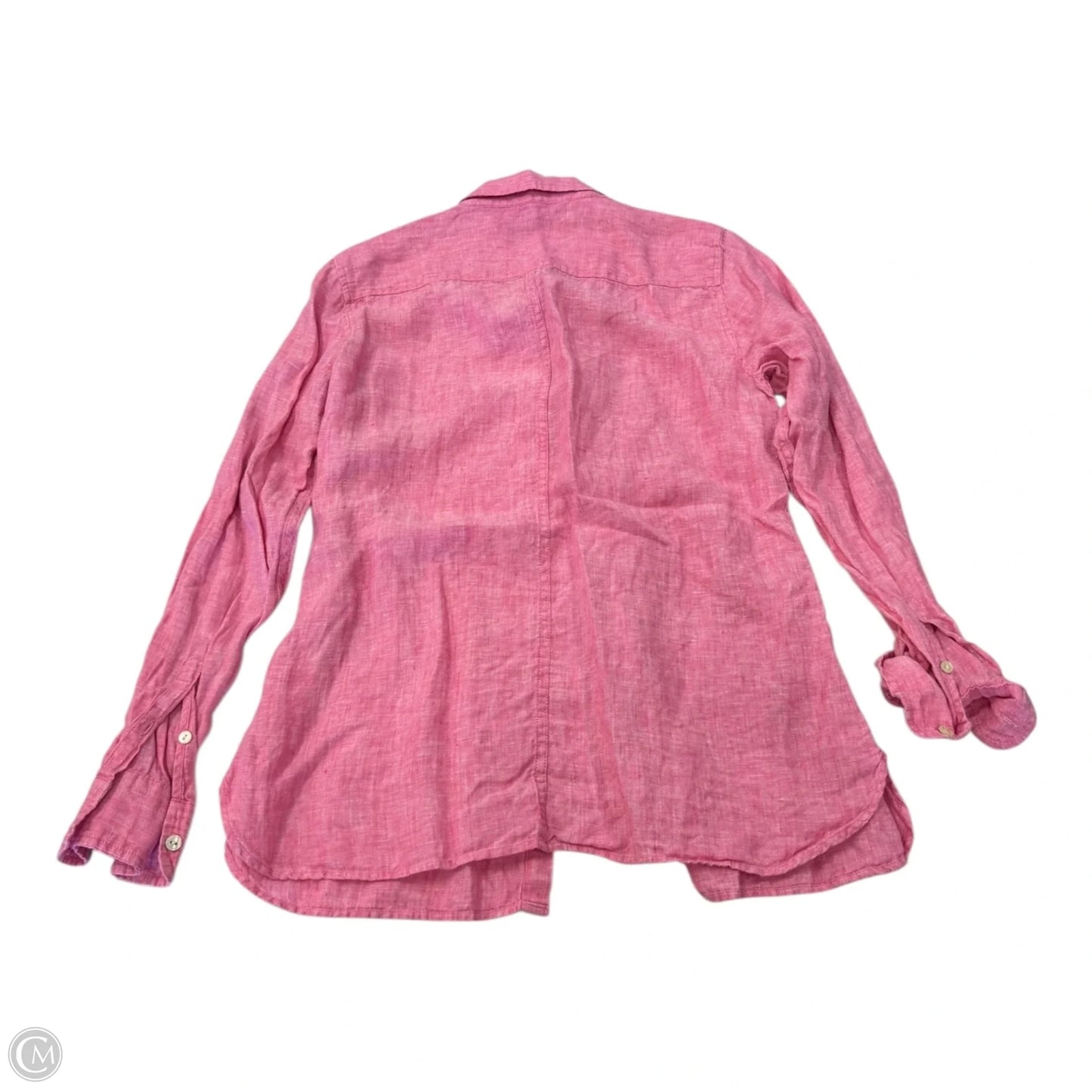 Top Long Sleeve By Talbots In Pink, Size: S