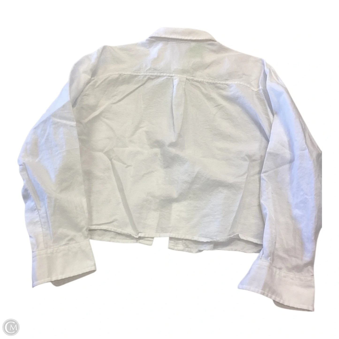 Top Long Sleeve By Old Navy In White, Size: L