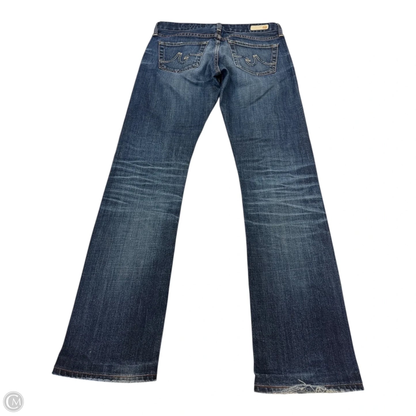 Jeans Straight By Adriano Goldschmied In Blue Denim, Size: 2