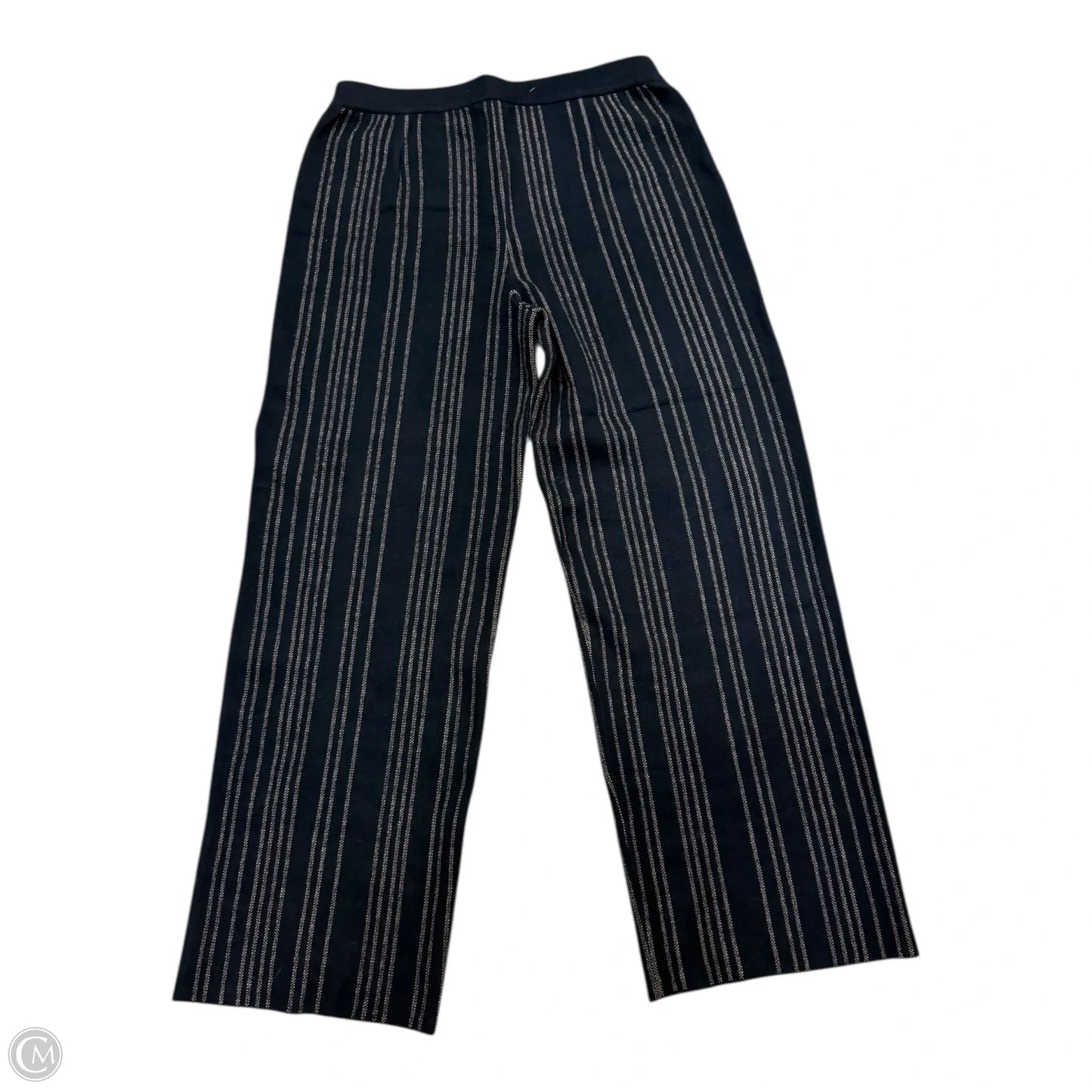 Pants Wide Leg By Misook In Black & Tan, Size: L