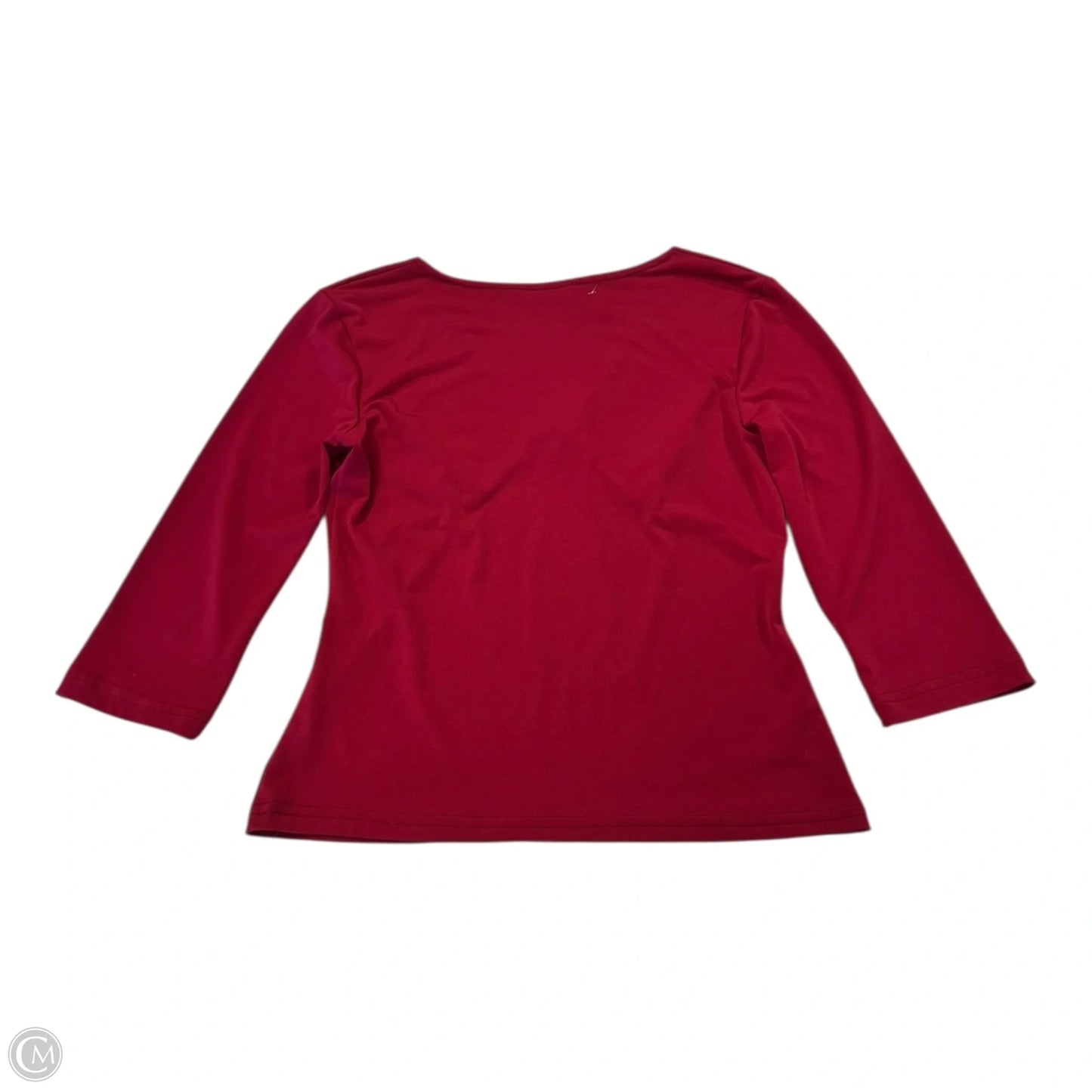 Top 3/4 Sleeve By A Byer In Red, Size: S