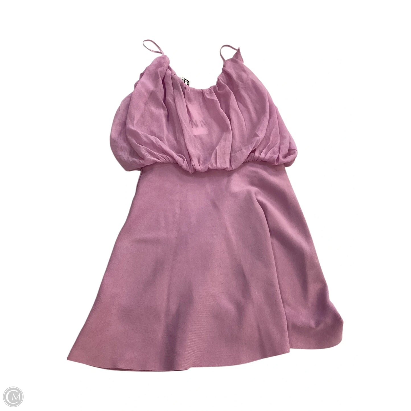 Dress Casual Short By Zara In Pink, Size: L