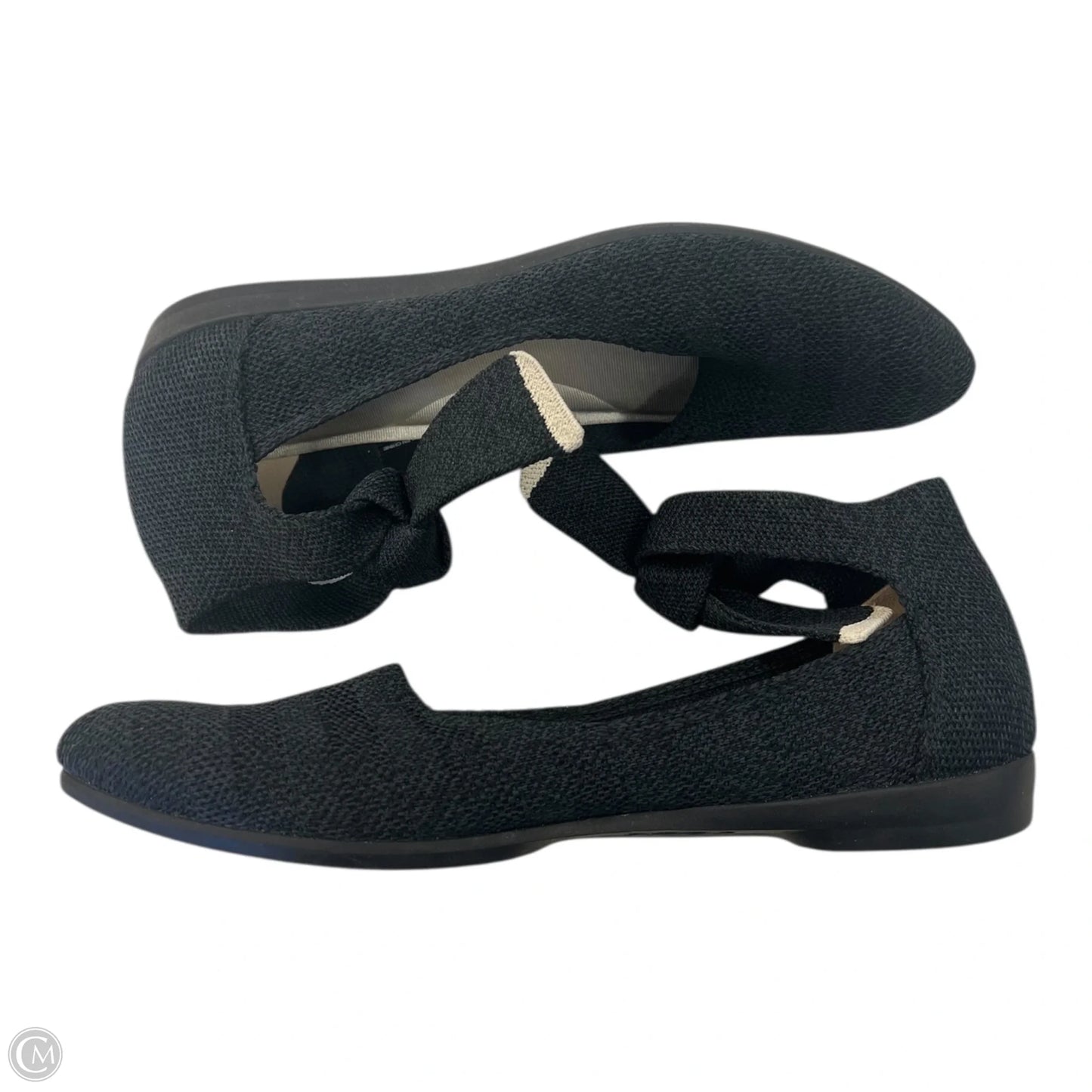 Shoes Flats By Clothes Mentor In Black, Size: 6.5