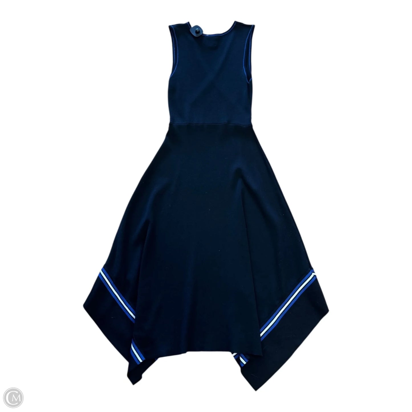 Dress Casual Midi By Maeve In Black & Blue, Size: S