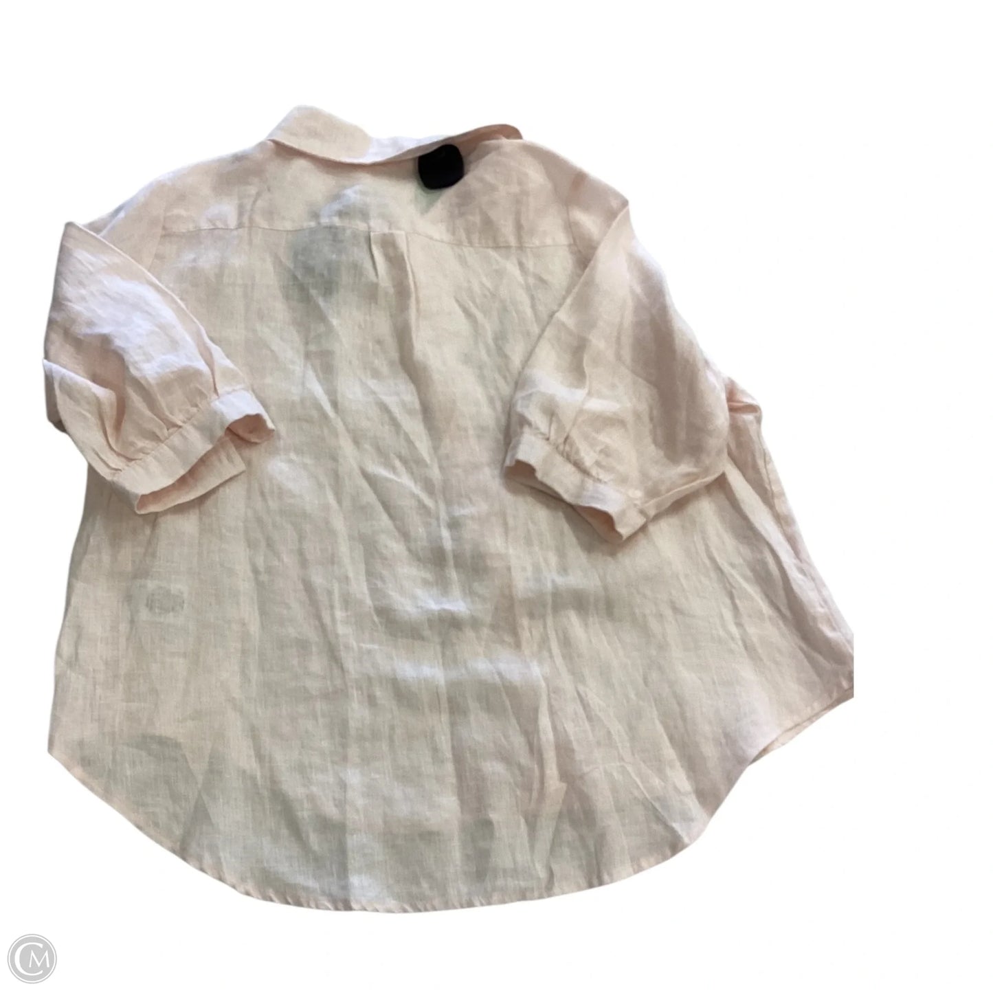 Top Short Sleeve By Atelier In Pink, Size: Osfm