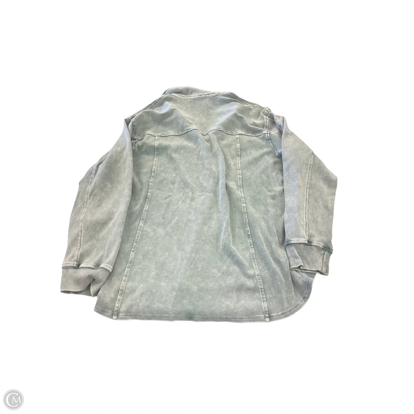 Top Long Sleeve By Jane And Delancey In Green, Size: 1x