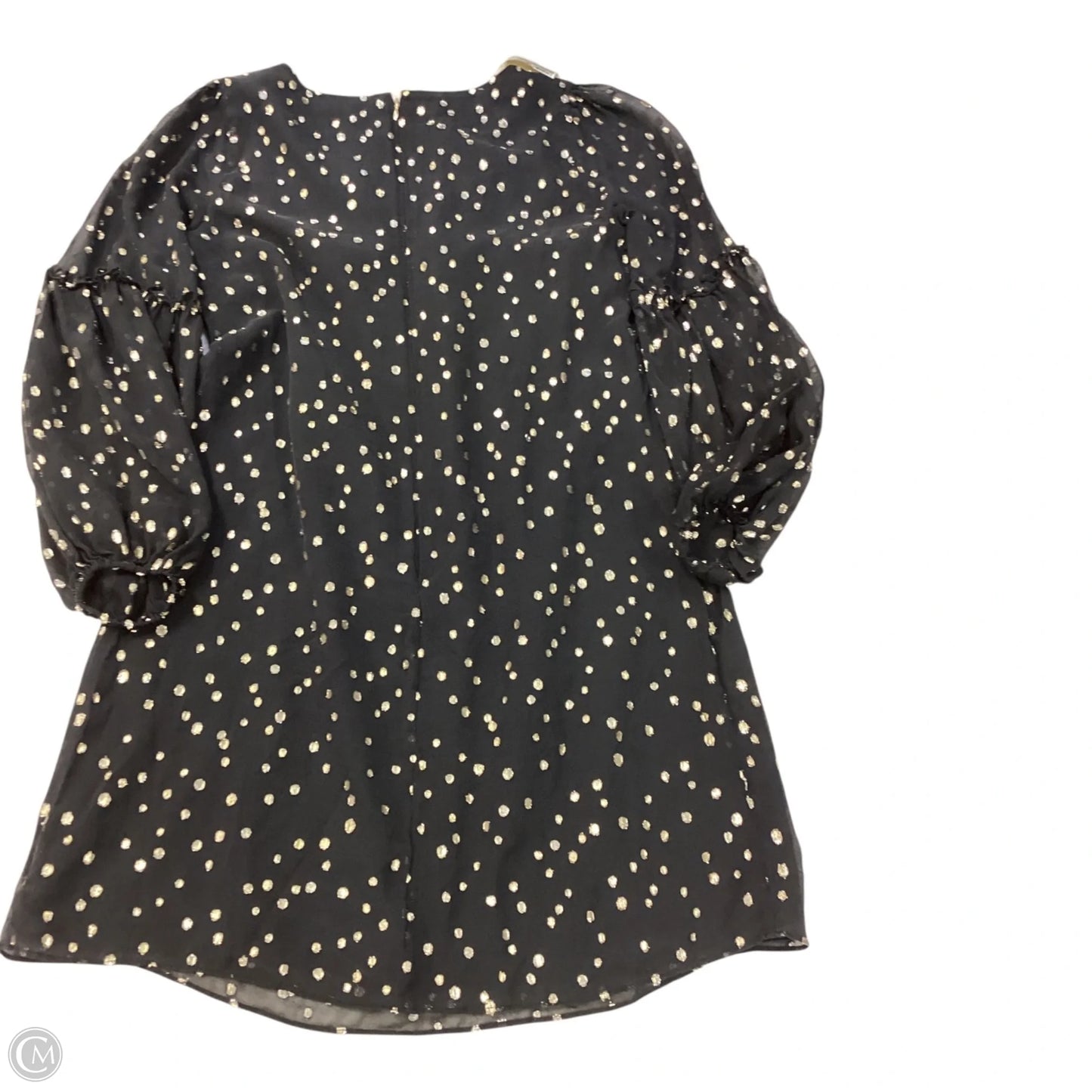Dress Designer By Lilly Pulitzer In Black & Gold, Size: M