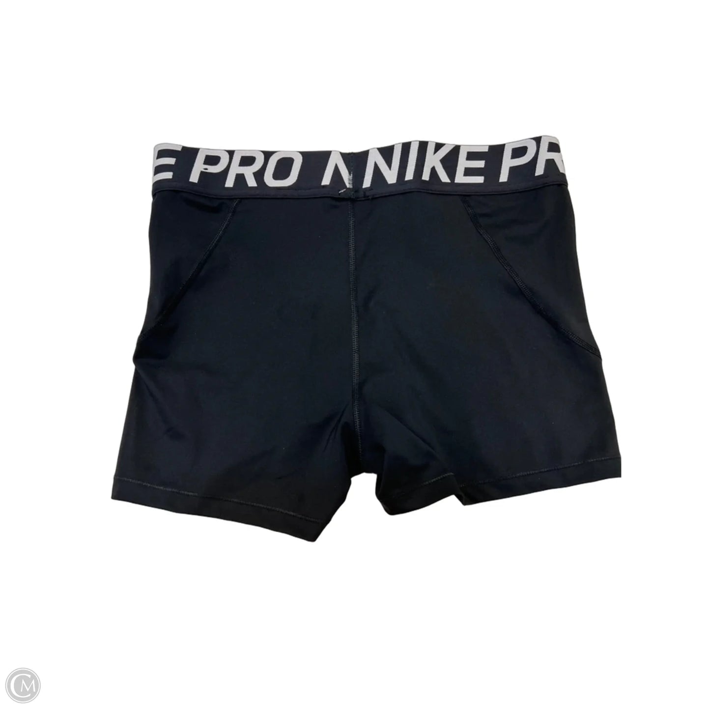 Athletic Shorts By Nike Apparel In Black & White, Size: Xl