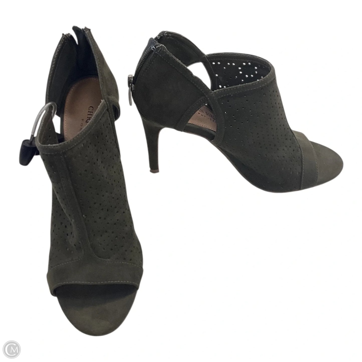 Shoes Heels Stiletto By Christian Siriano In Green, Size: 6