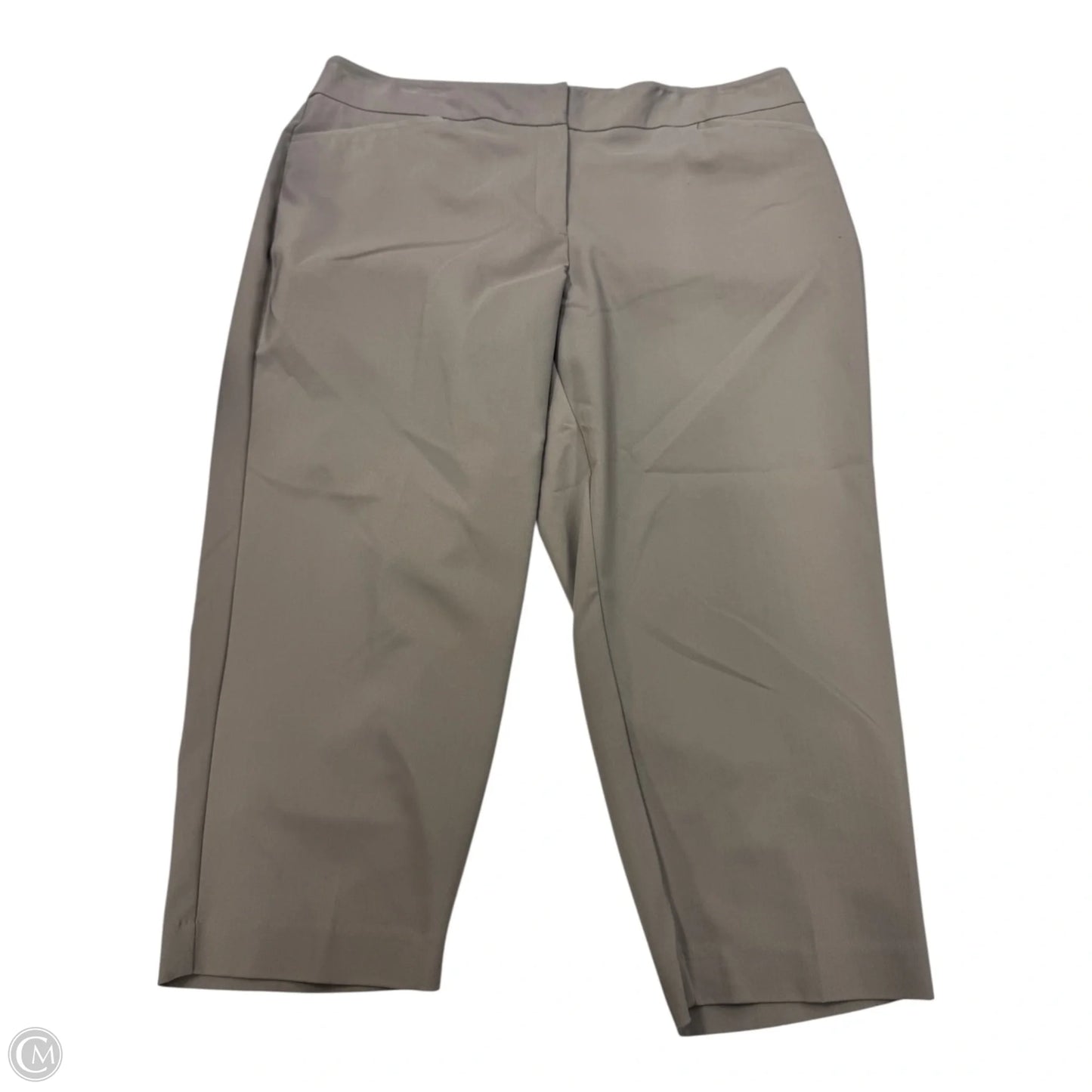 Capris By Apt 9 In Taupe, Size: 16