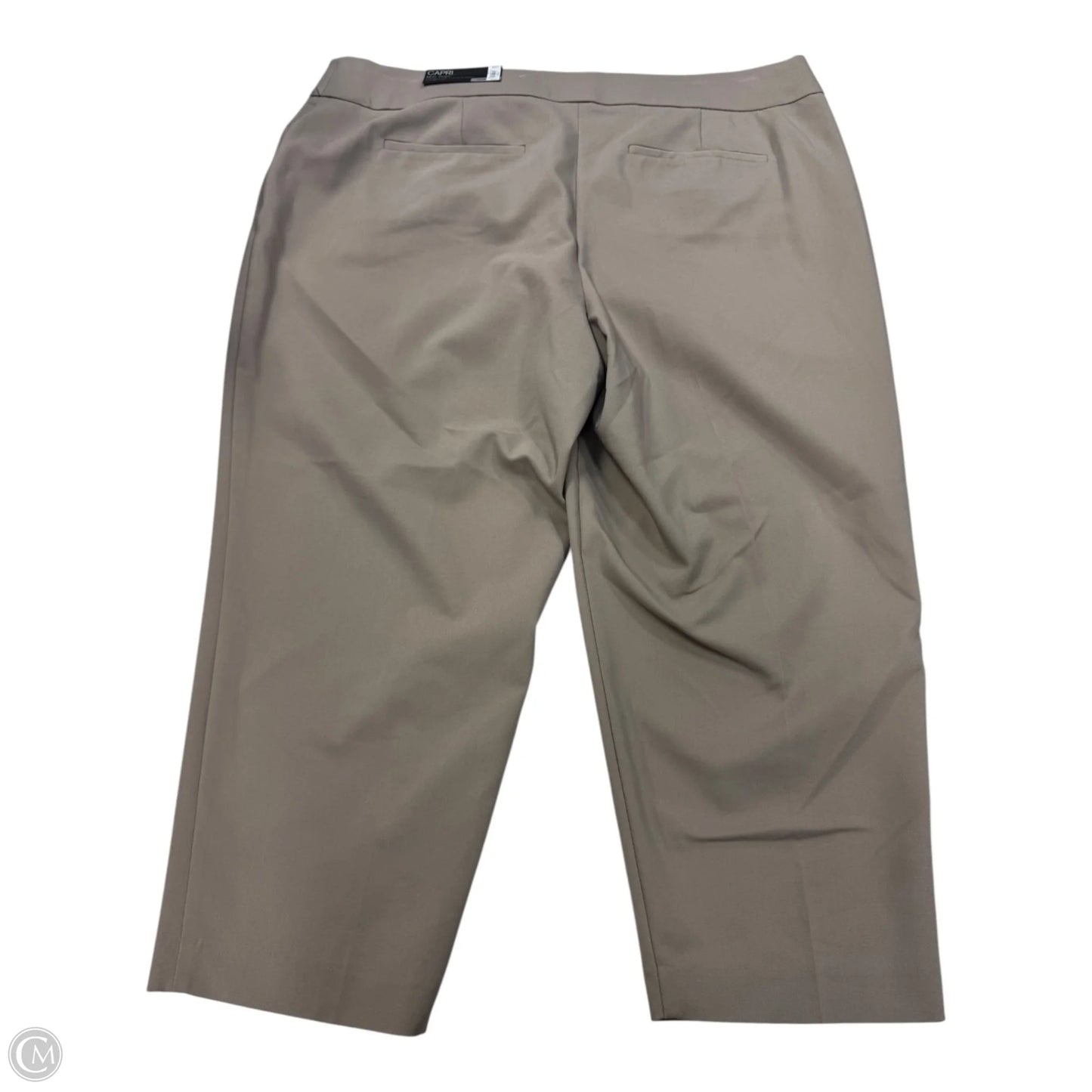Capris By Apt 9 In Taupe, Size: 16